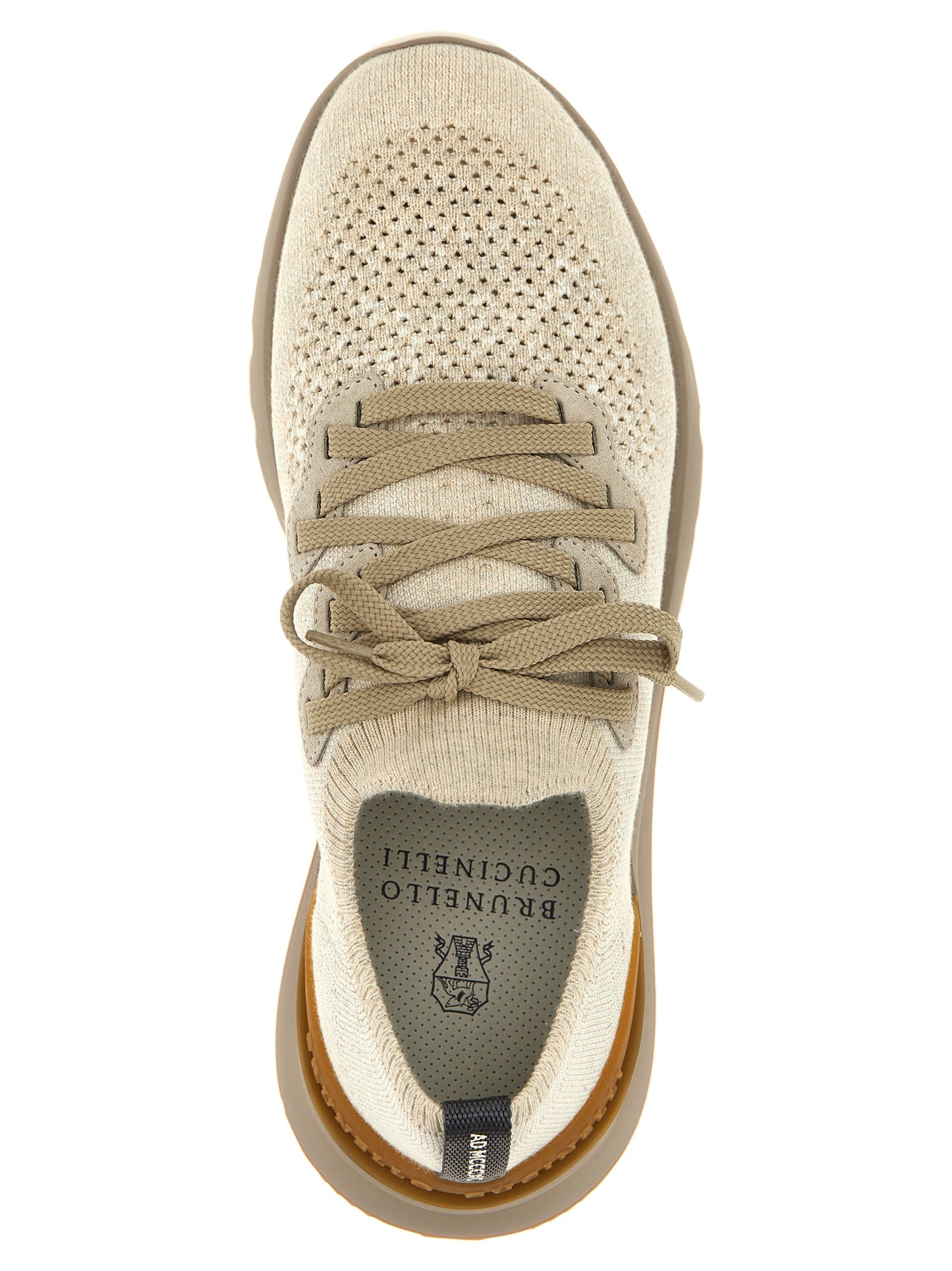 Brunello Cucinelli Men Knitted Sneakers BRUNELLO CUCINELLI