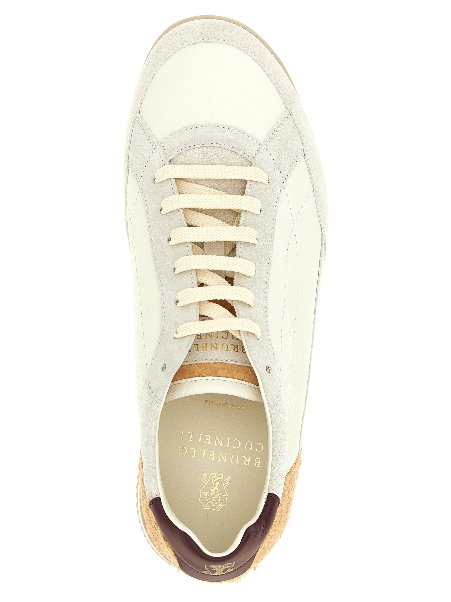 Brunello Cucinelli Men Deer And Suede Sneakers BRUNELLO CUCINELLI
