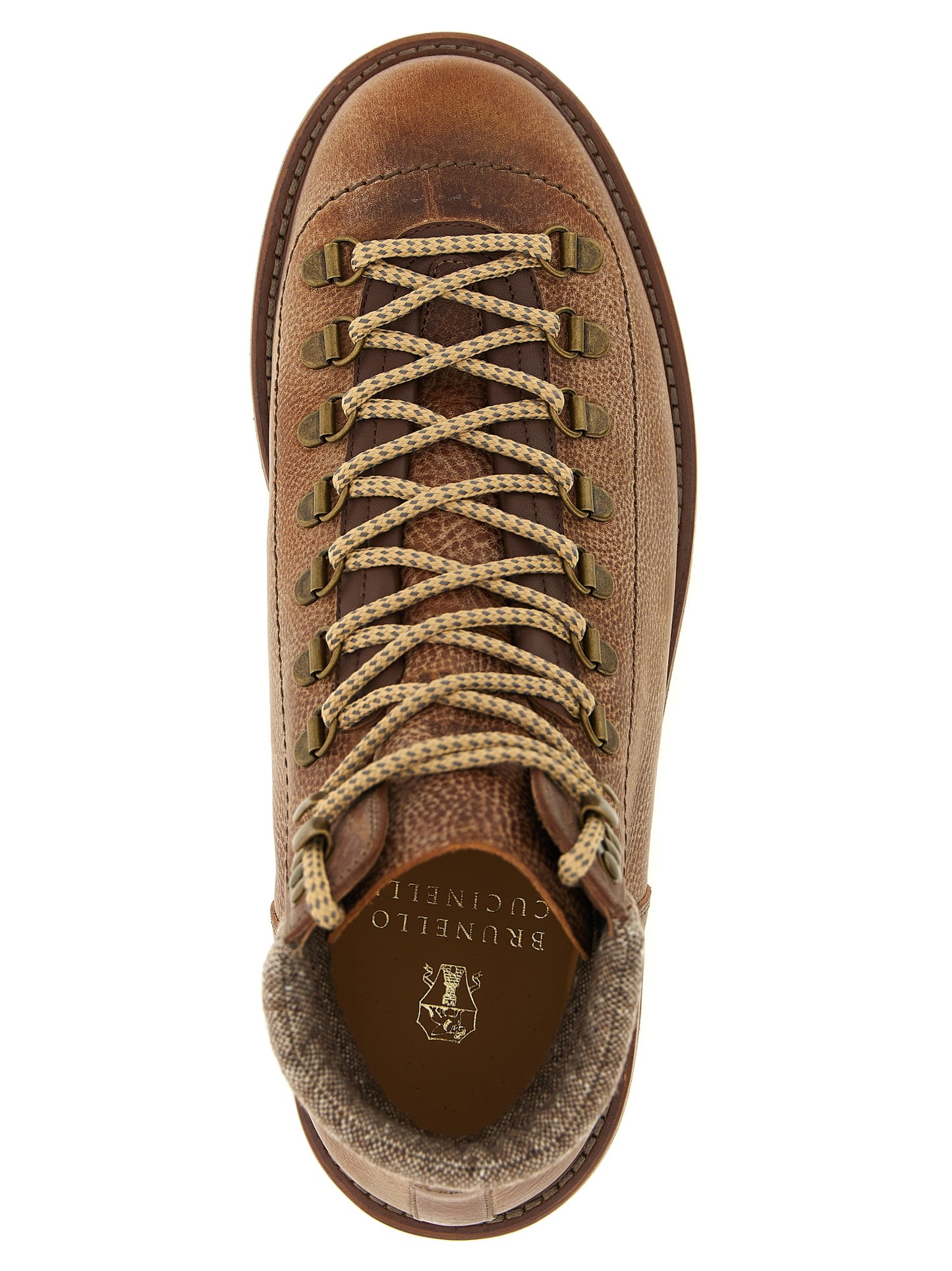 Brunello Cucinelli Men 'Mountain Boot' Lace-Up Ankle Boots BRUNELLO CUCINELLI