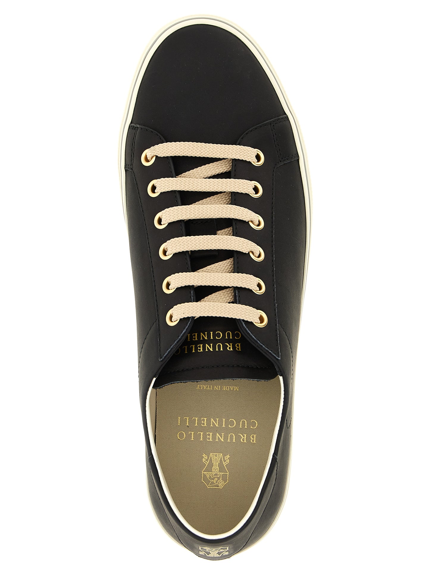 Brunello Cucinelli Men Leather Sneakers BRUNELLO CUCINELLI