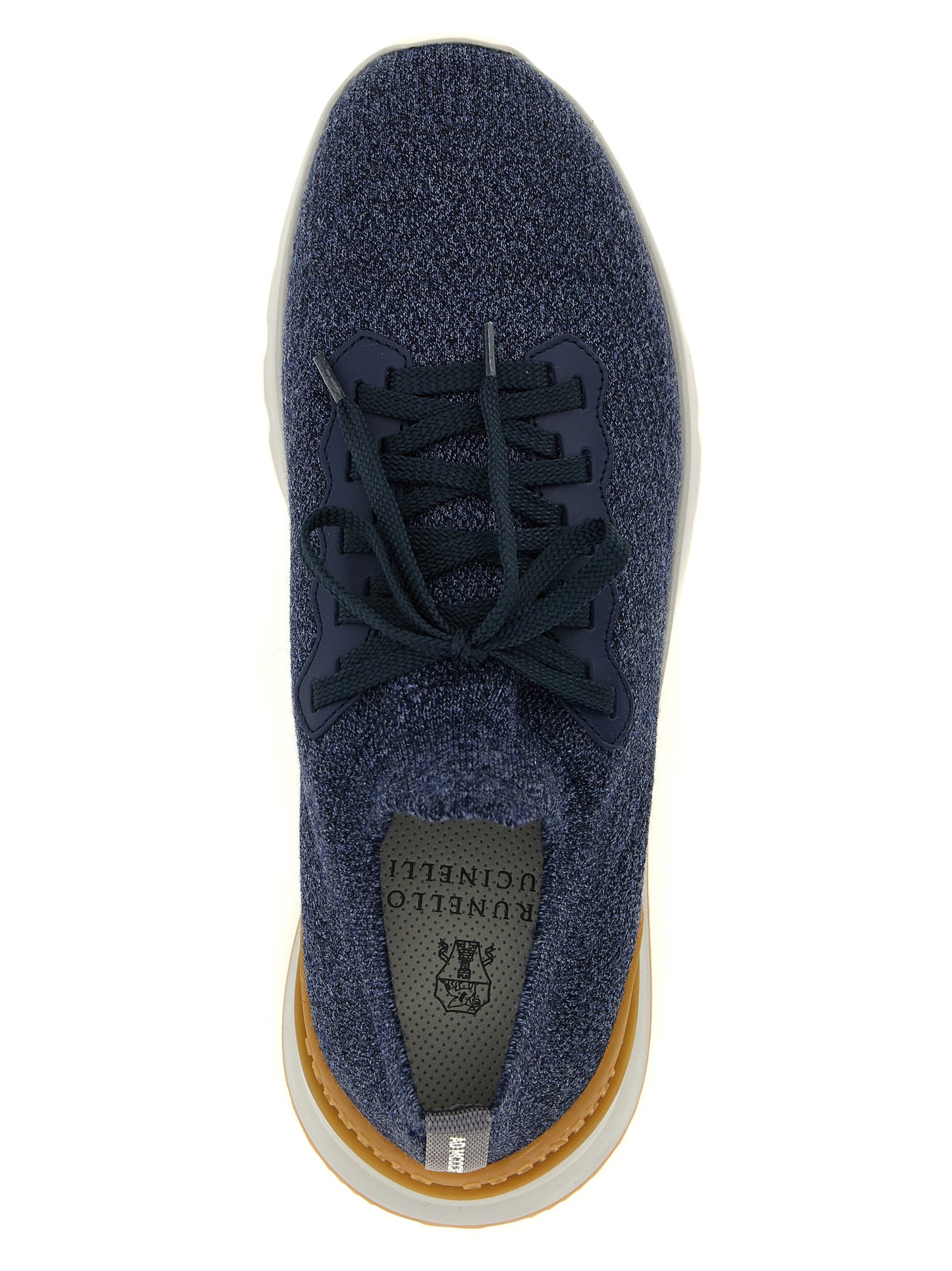 Brunello Cucinelli Men Jacquard Knit Sneakers BRUNELLO CUCINELLI
