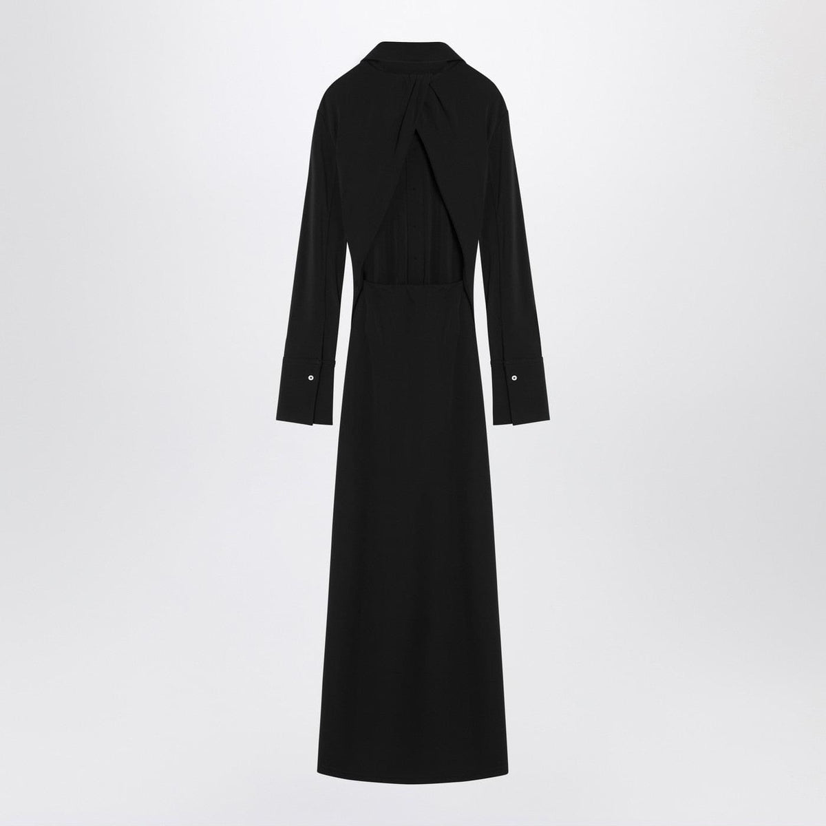 Sportmax Black Shirt Dress In Viscose Jersey Women SPORTMAX