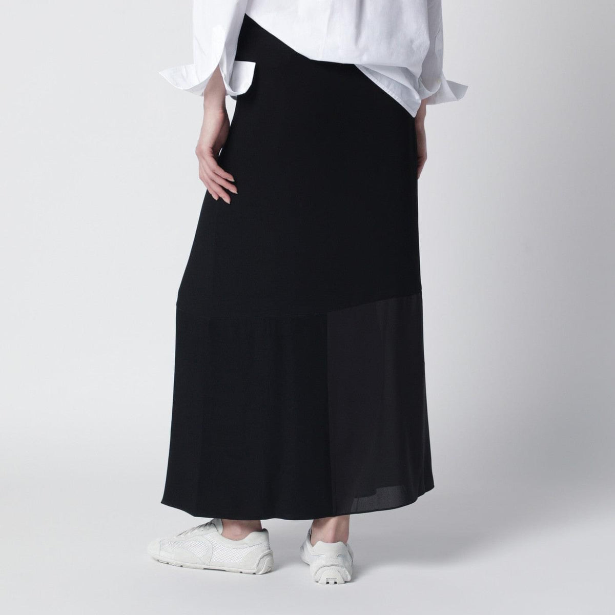 6397 Black Patchwork Skirt Women 6397