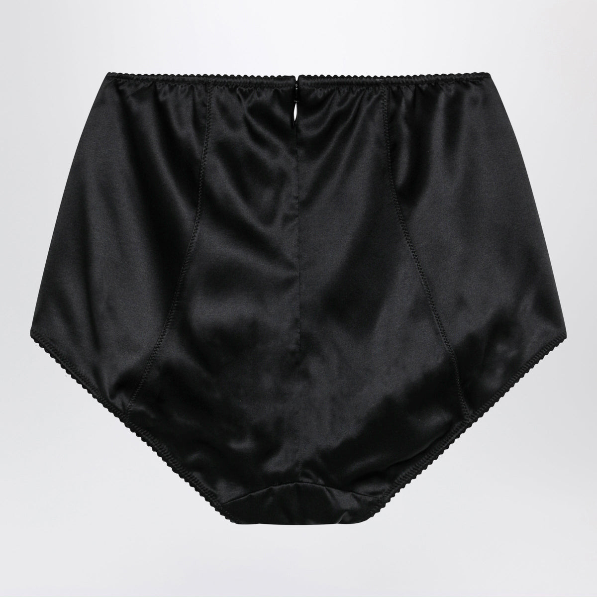 Dolce&Gabbana Black Satin Culottes Women DOLCE & GABBANA