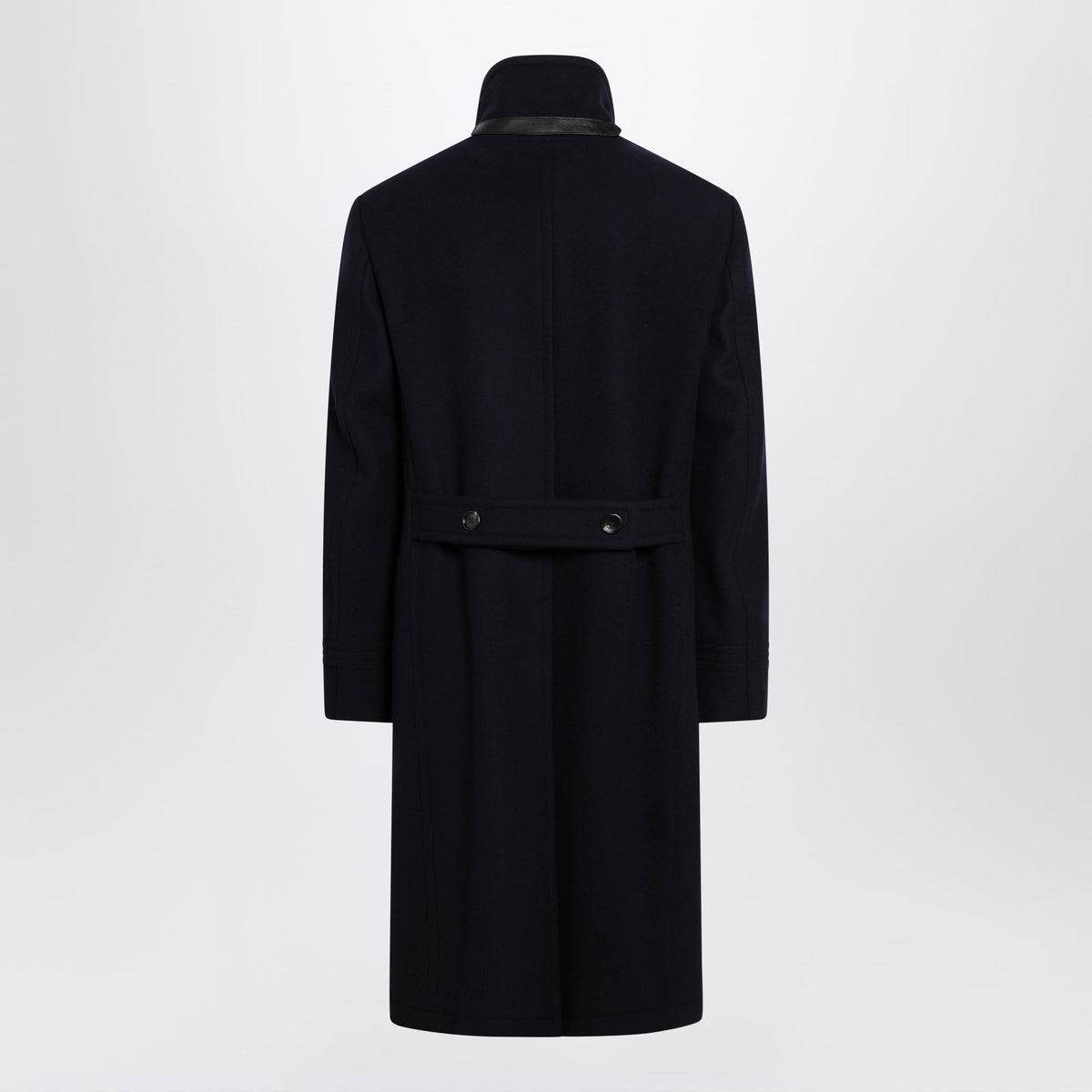 Tom Ford Midnight Blue Wool Double-Breasted Coat Men TOM FORD