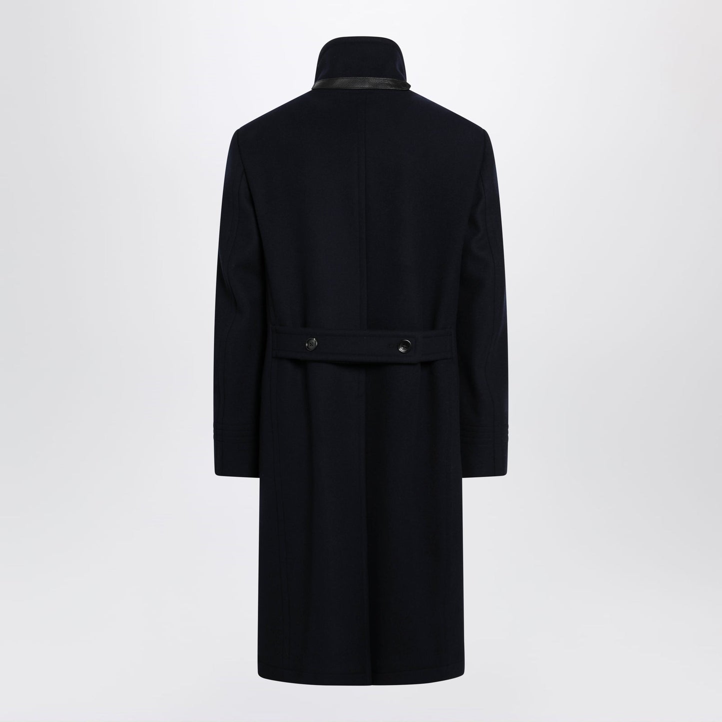 Tom Ford Midnight Blue Wool Double-Breasted Coat Men TOM FORD