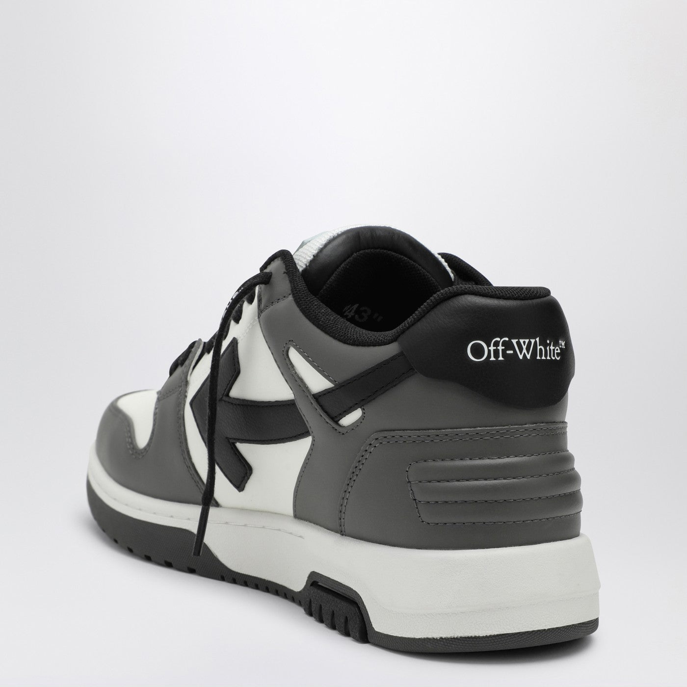 Off-White Out Of Office Sneakers In Dark Grey/White/Black Men OFF-WHITE