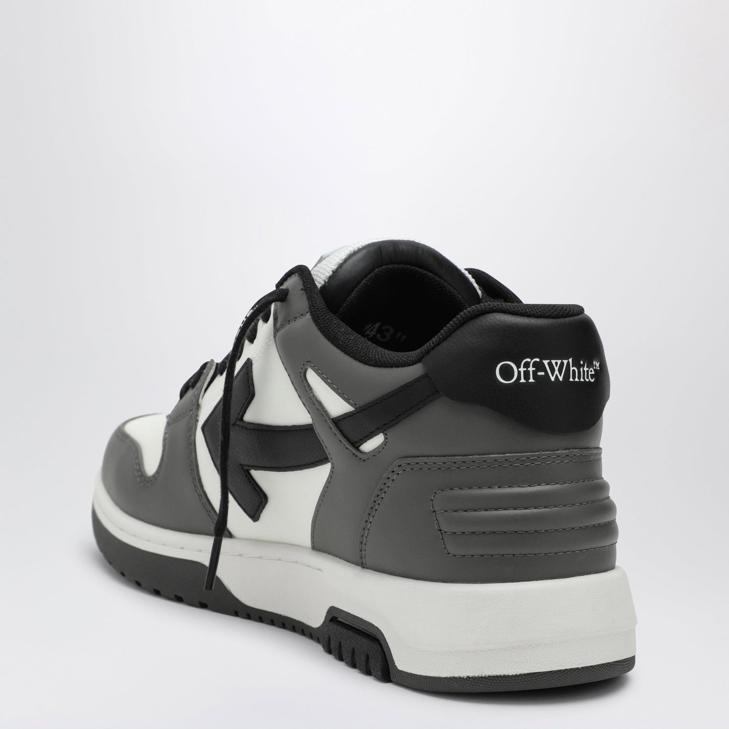 Off-White Out Of Office Sneakers In Dark Grey/White/Black Men OFF-WHITE