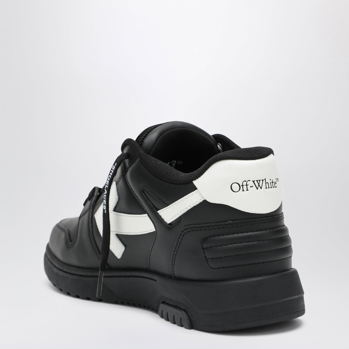Off-White Out Of Office Sneakers In Black And White Men OFF-WHITE