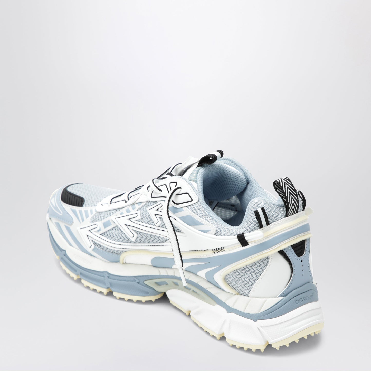 Off-White Be Right Back Sneakers In Grey/Light Blue Men OFF-WHITE