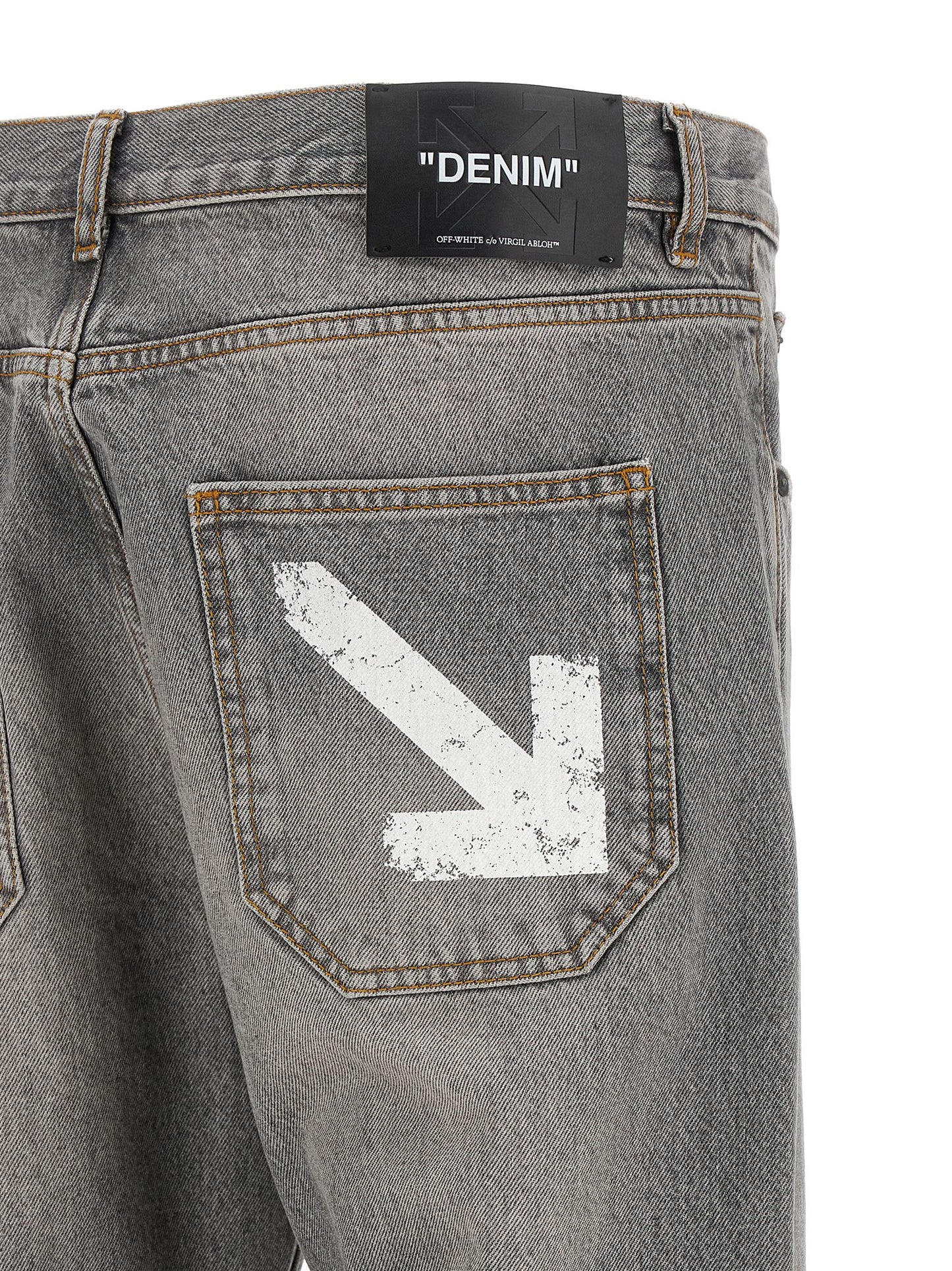 Off-White Men 'Half Arrow Diag Slim' Jeans OFF-WHITE