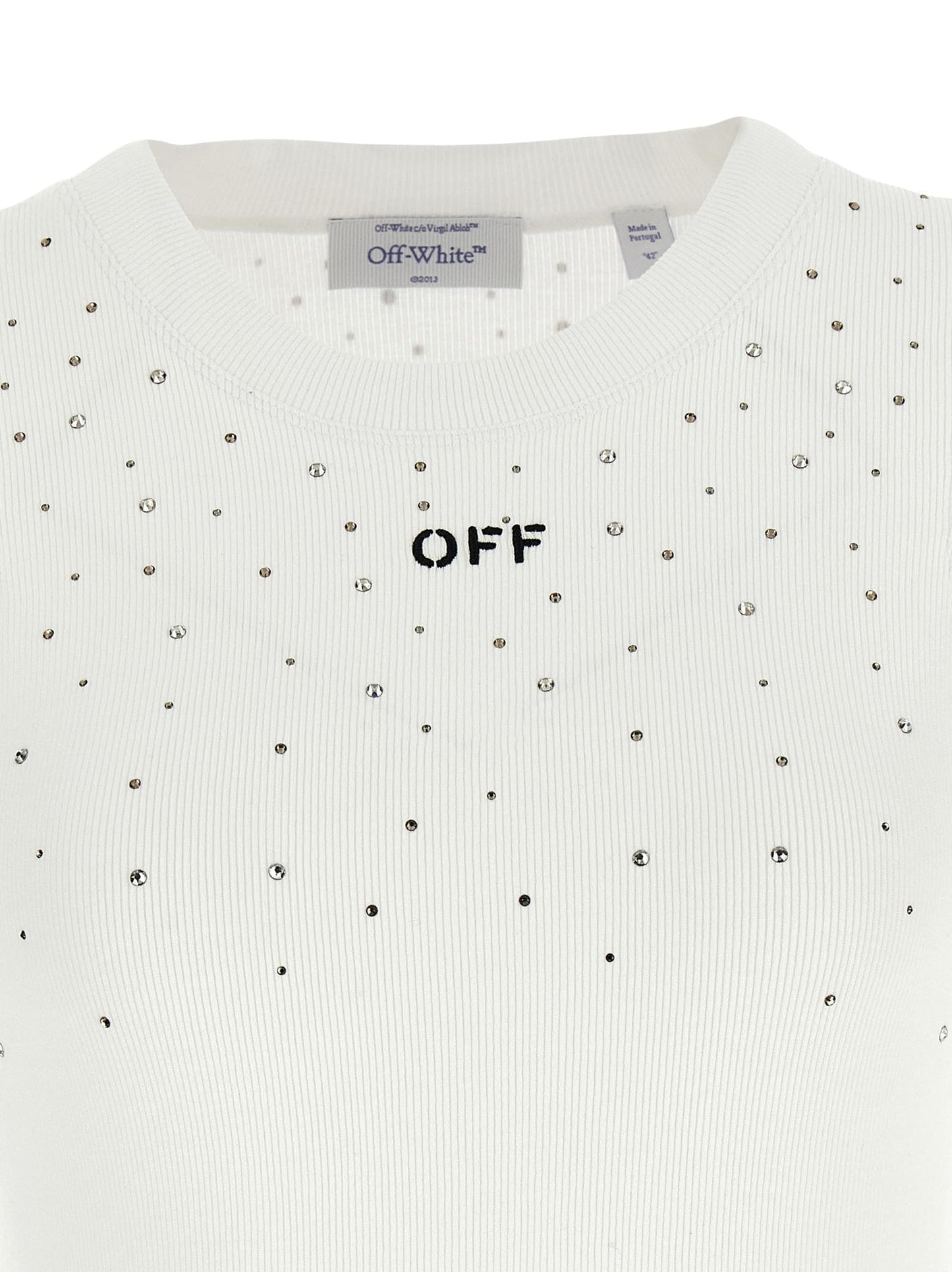 Off-White Women Top Swarowski OFF-WHITE