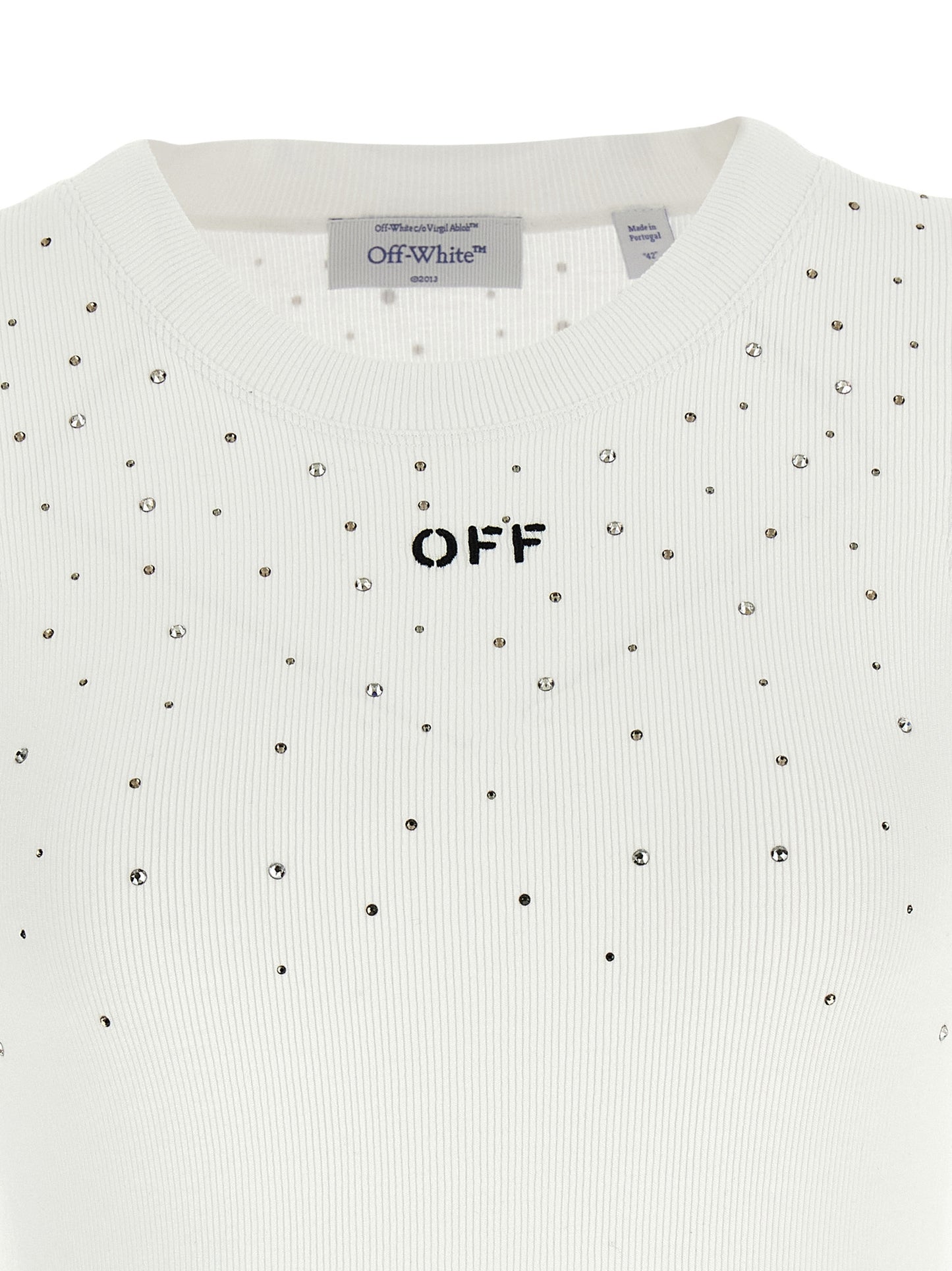 Off-White Women Top Swarowski OFF-WHITE