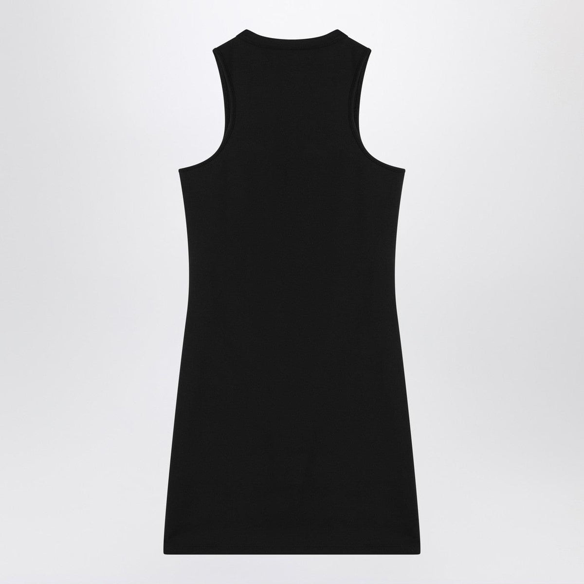 Off-White Black Mini Dress With Logo Women OFF-WHITE