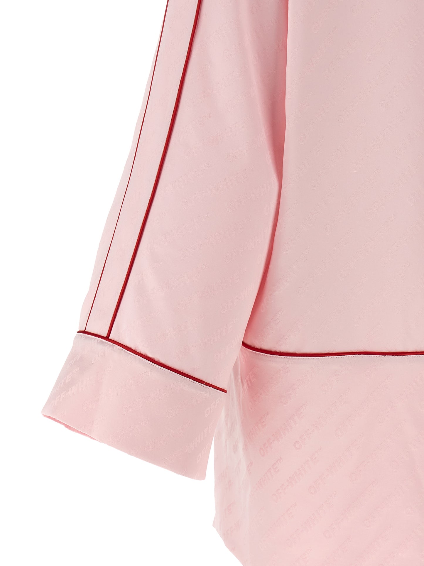 Off-White Women 'Jacquard Satin New Roxy Pajama' Shirt OFF-WHITE