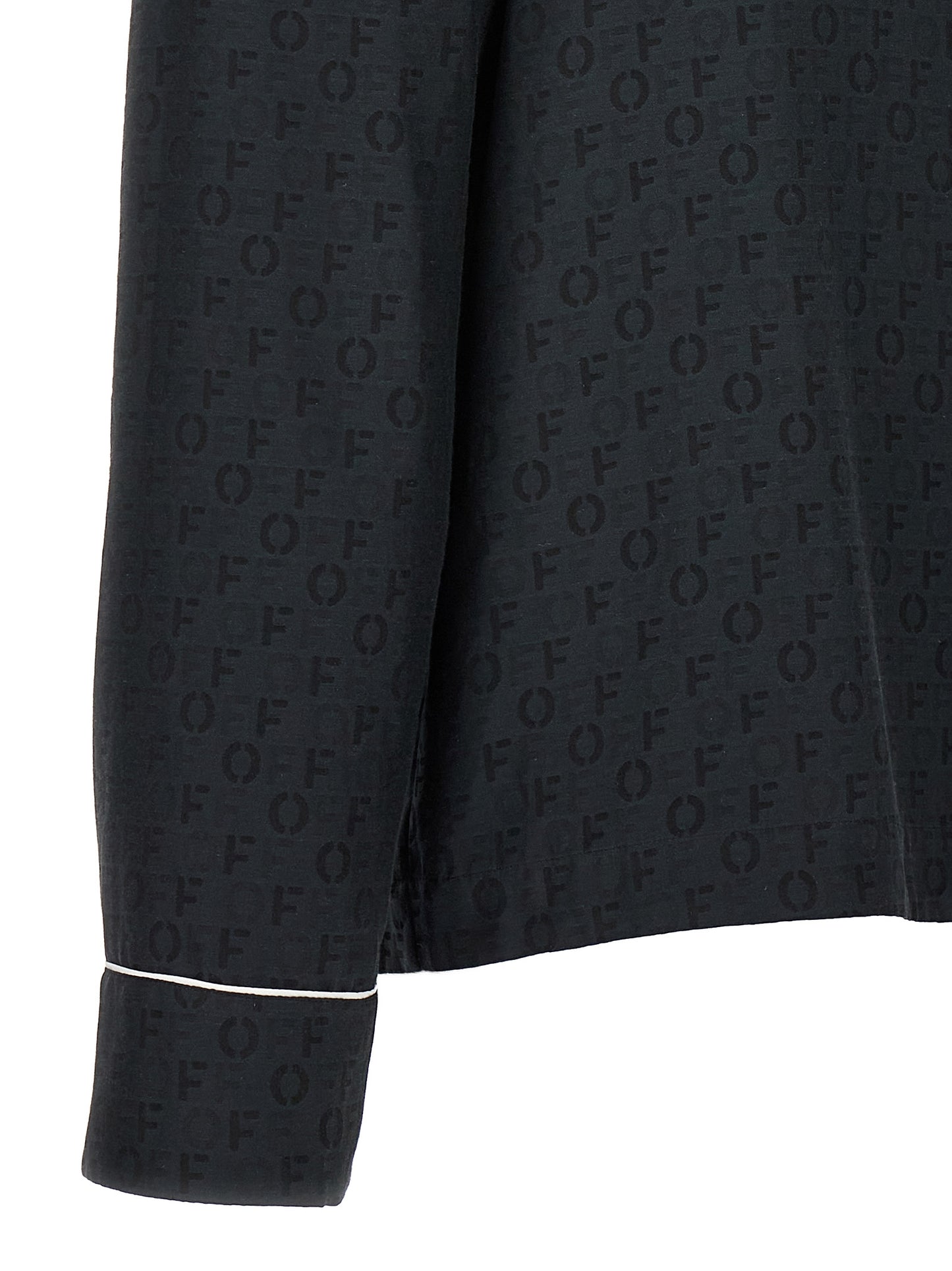Off-White Women 'Off Jaquard Pajama' Shirt OFF-WHITE