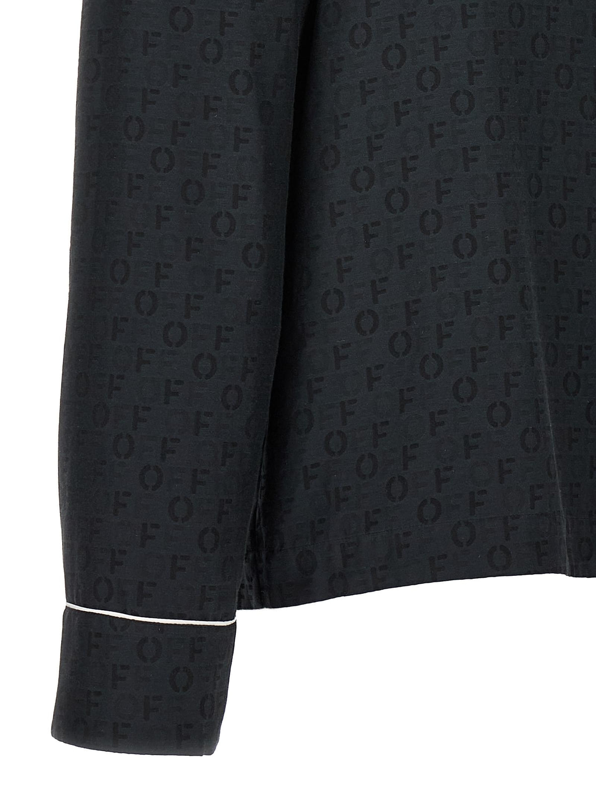 Off-White Women 'Off Jaquard Pajama' Shirt OFF-WHITE