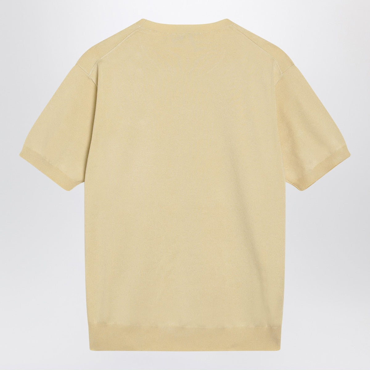 Prada Cream-Colored Silk-Blend Sweater With Logo Women PRADA