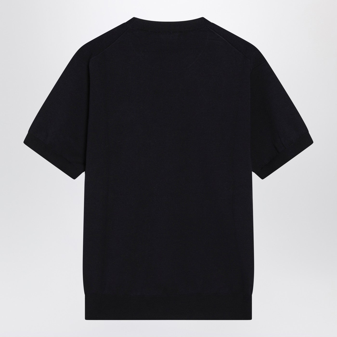 Prada Blue Silk-Blend Sweater With Logo Women PRADA