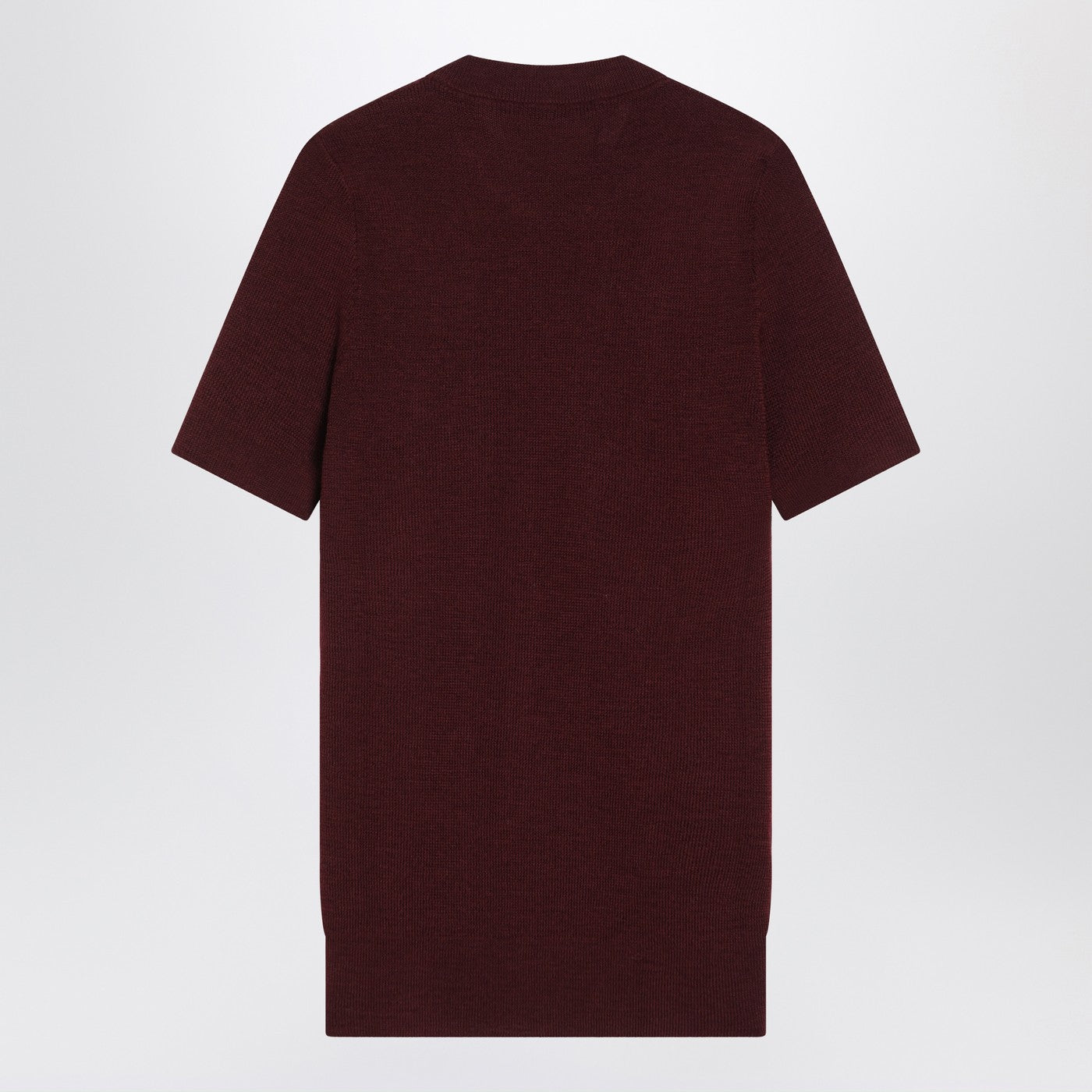 Prada Burgundy Wool Sweater With Charms Women PRADA