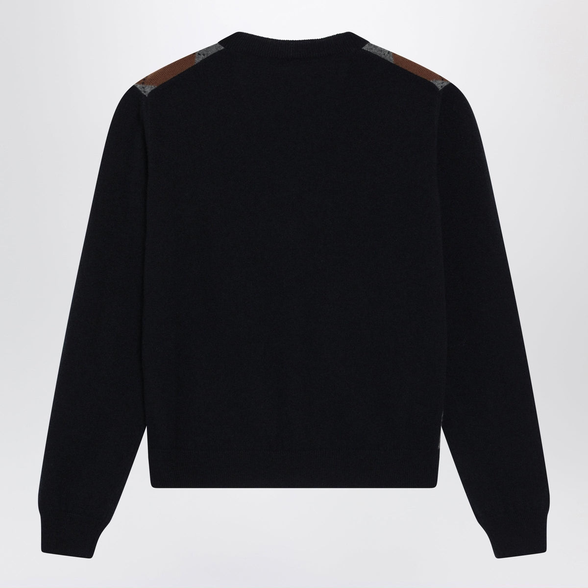 Prada Blue Cashmere Argyle Cardigan Women Women PRADA