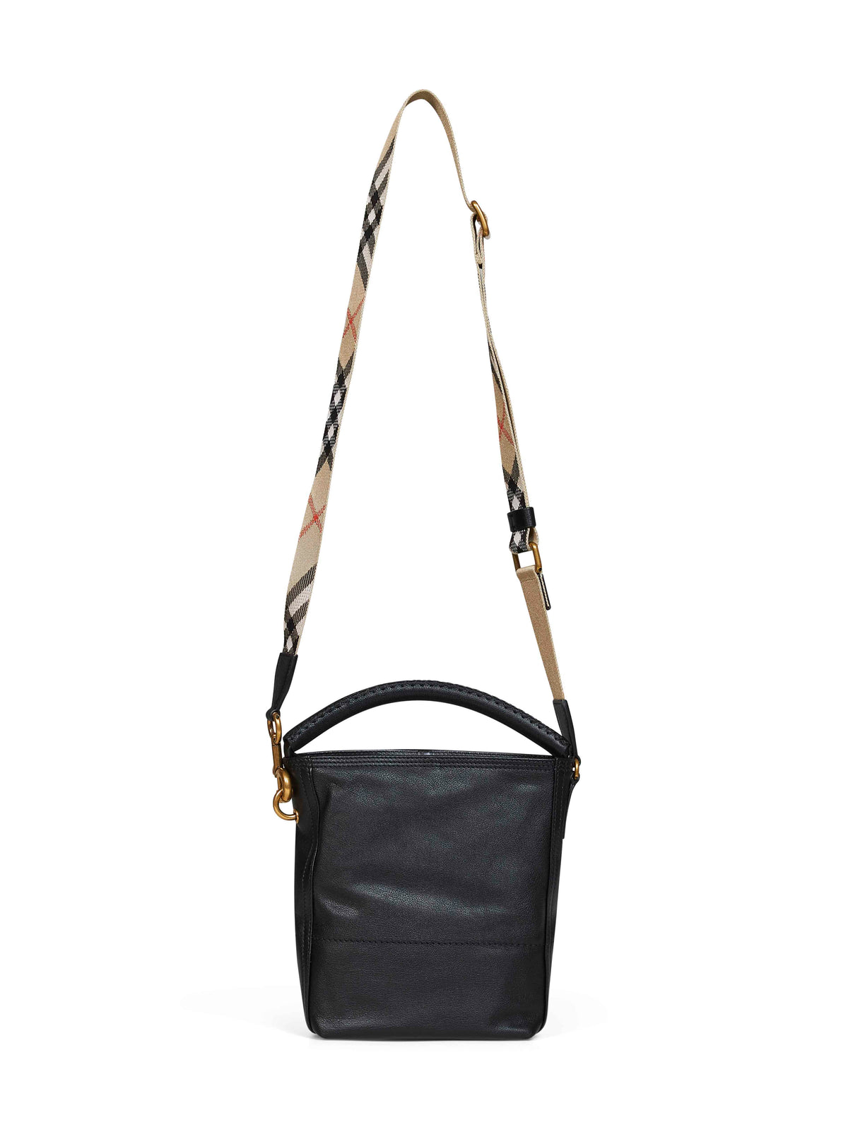 Burberry Women Black Mini B Clip Bucket Bag BURBERRY