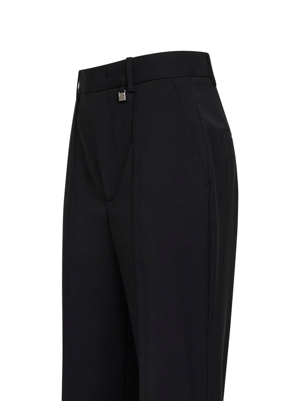 Giuseppe Di Morabito Women Black Virgin Wool Flared Trousers GIUSEPPE DI MORABITO