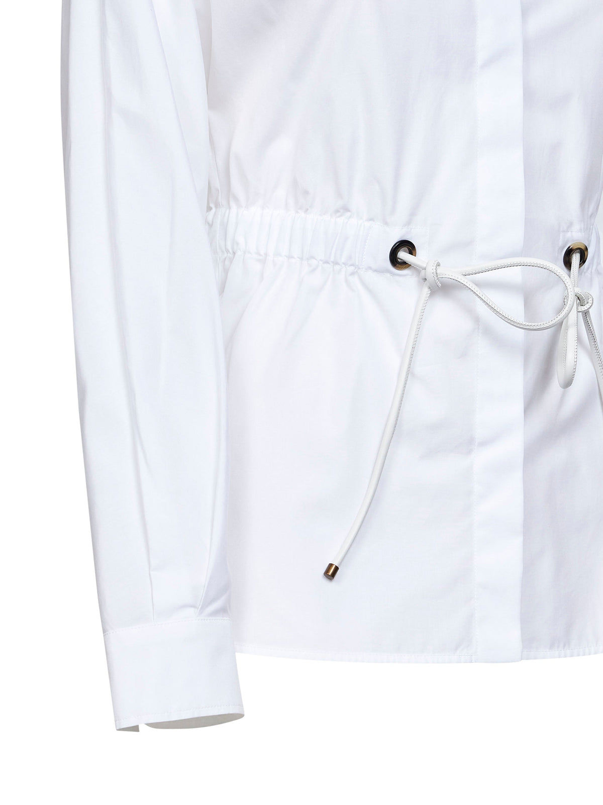 Max Mara Women White Cotton Poplin Mxmtazzina Shirt MAX MARA