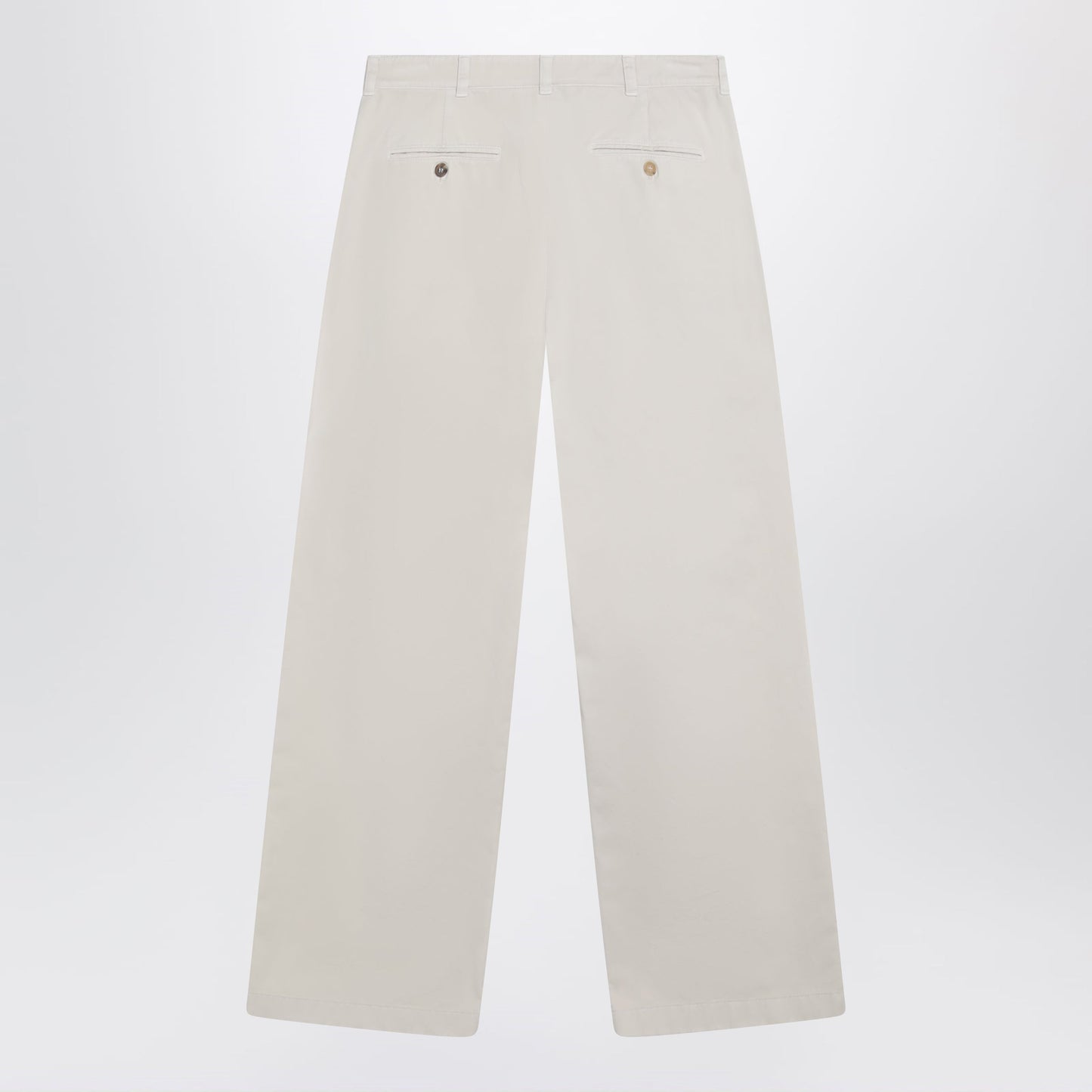 Prada Sand-Colored Trousers In Gabardine Women PRADA