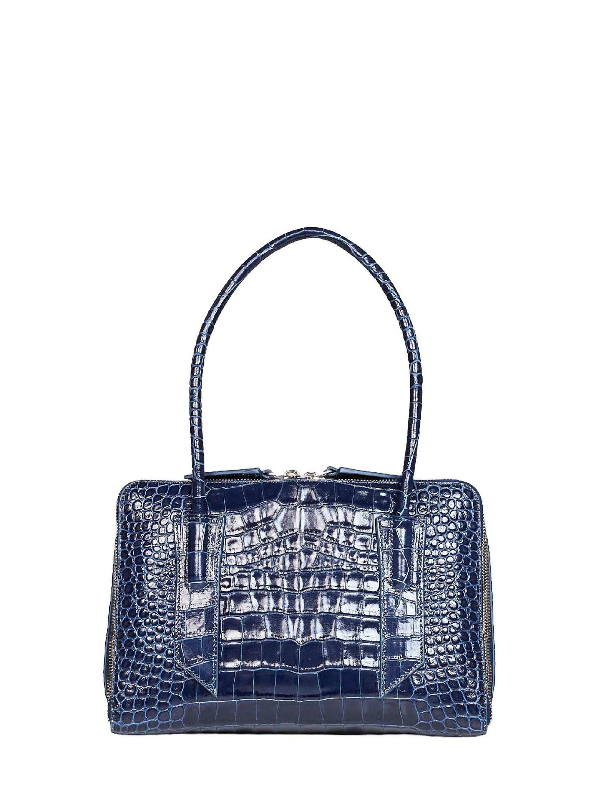 The Attico Women Dark Blue "L'altra Di Milano" Shoulder Bag THE ATTICO