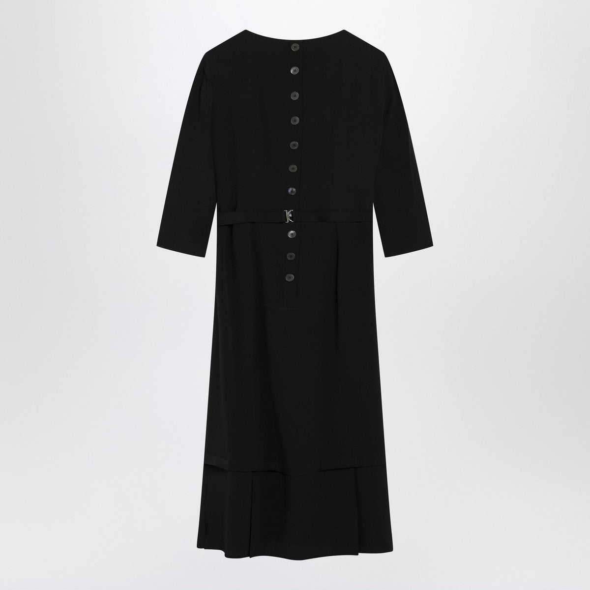 Prada Black Silk-Blend Dress Women PRADA