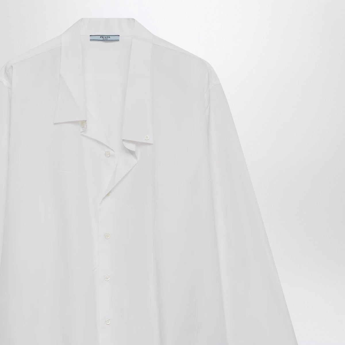 Prada White Poplin Shirt Women PRADA