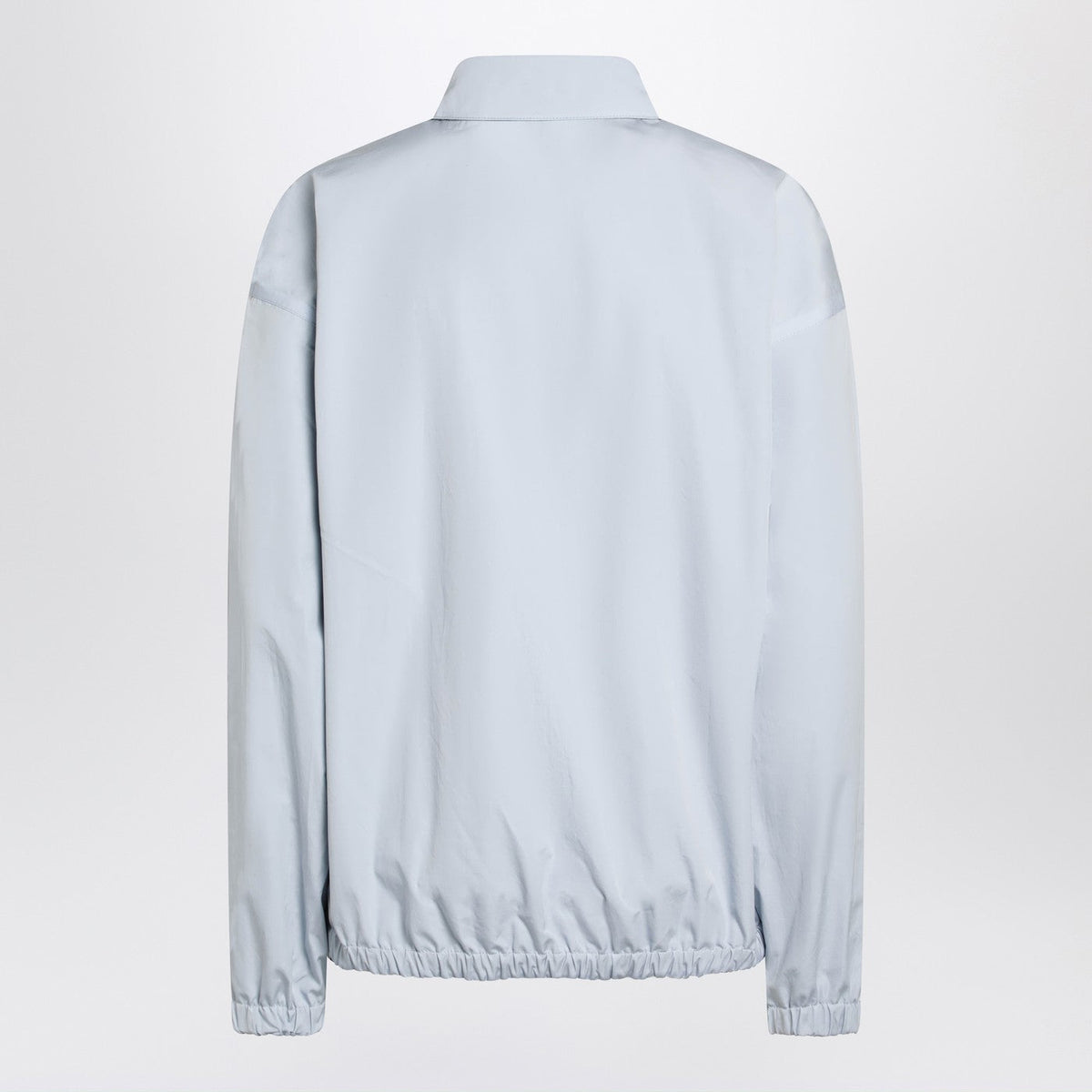 Prada Reversible Light Blue Jacket With Check Pattern Women PRADA