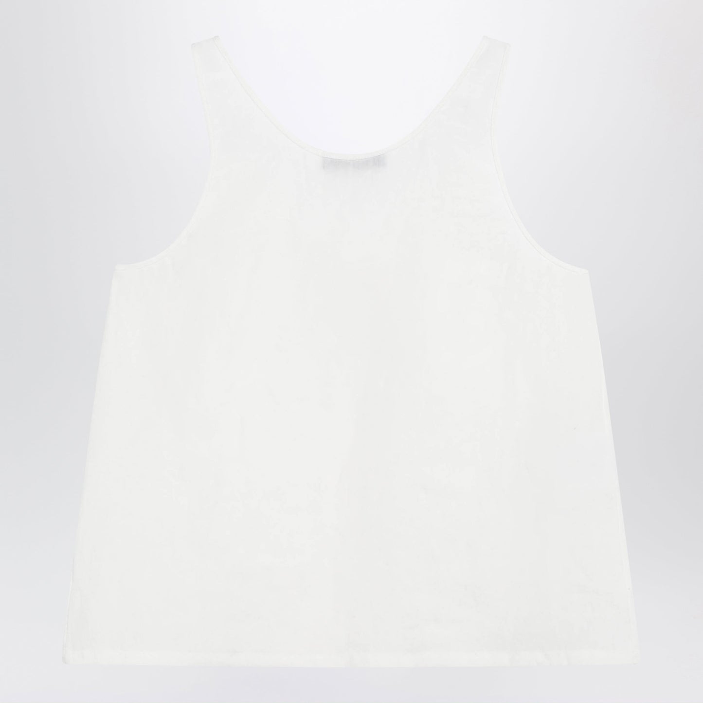 Prada White Linen Top With Embroidery Women PRADA