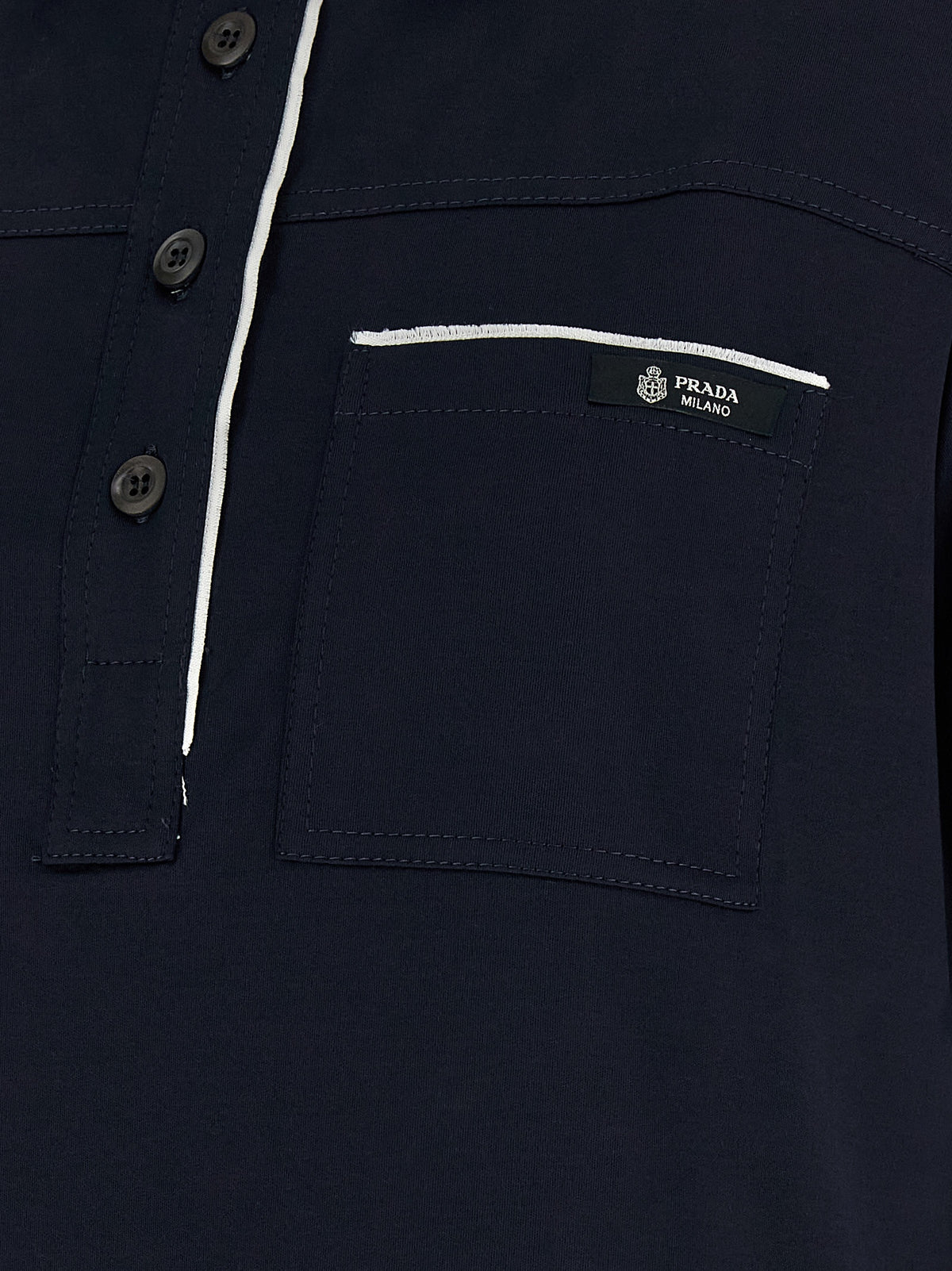 Prada Women Double-Layer Polo Shirt PRADA