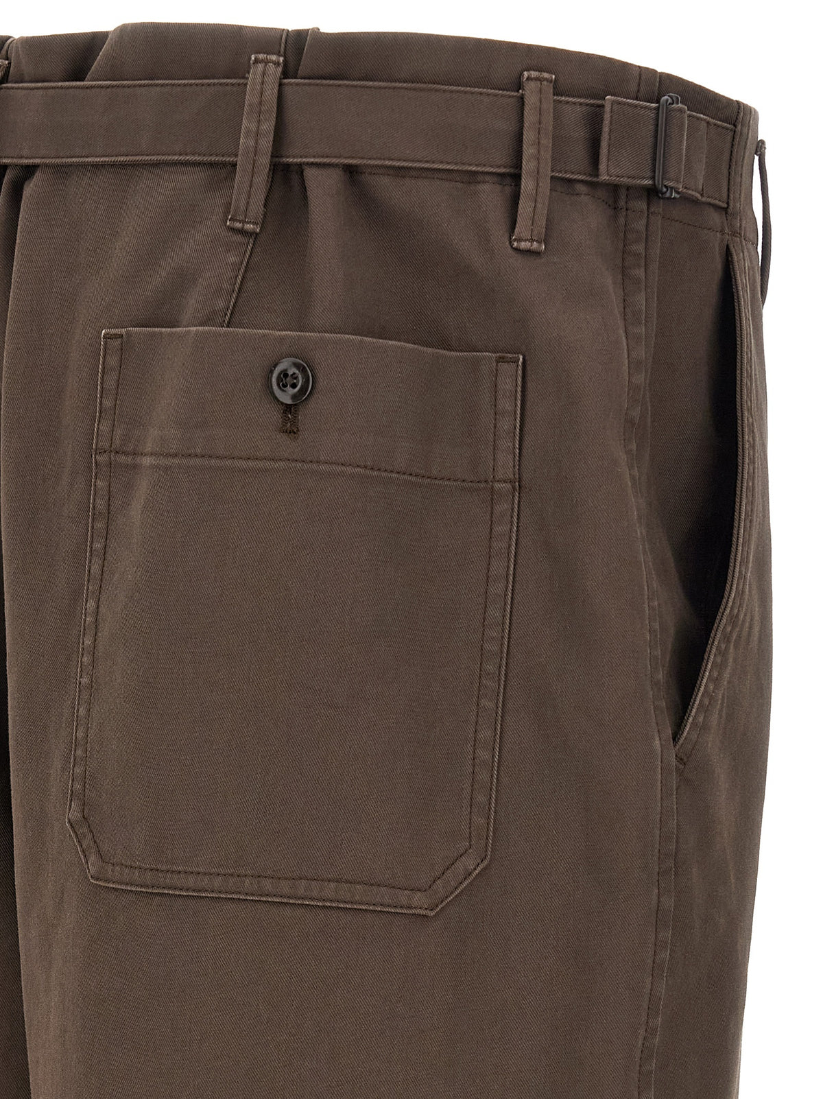 Lemaire Men Brown Tapered Pants LEMAIRE