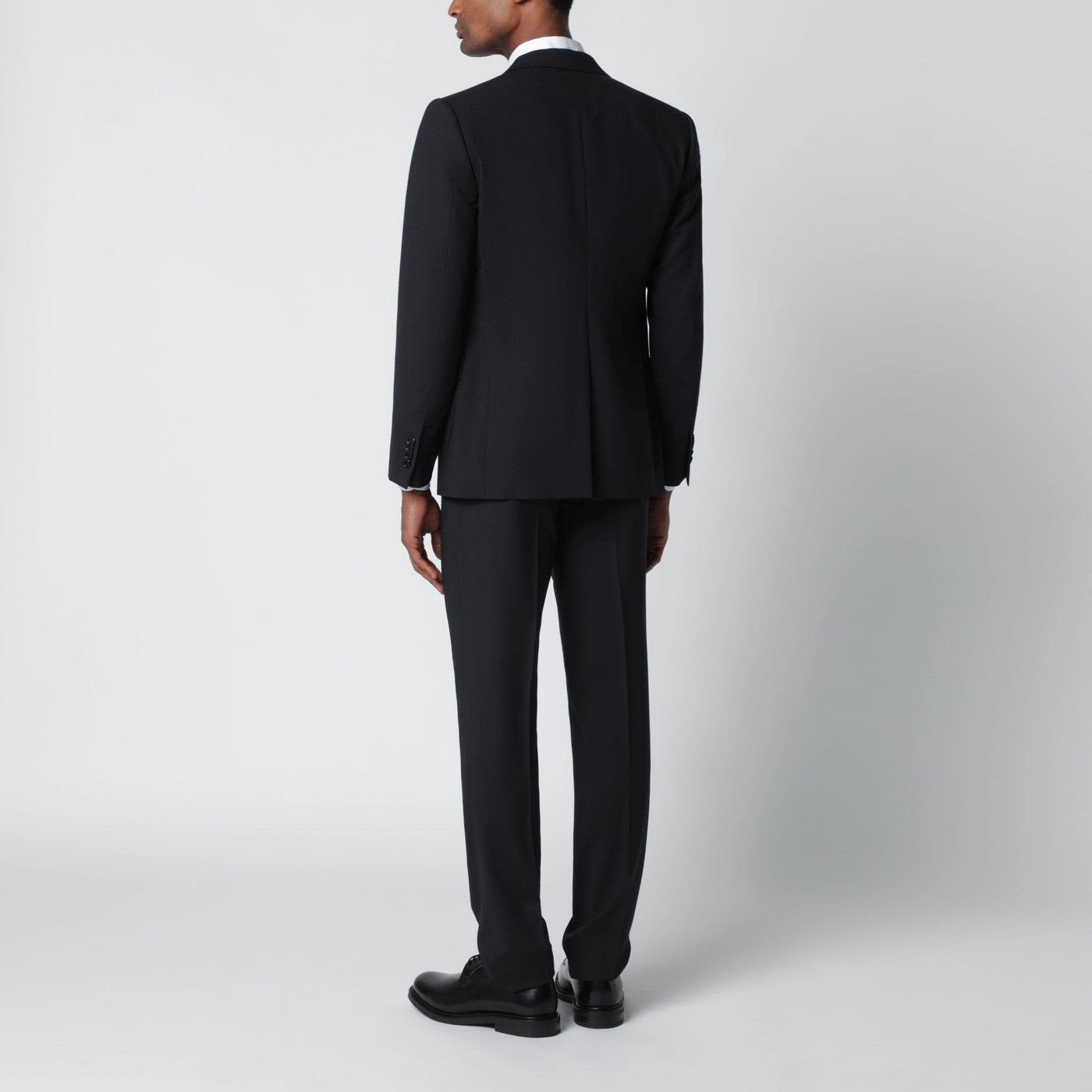 Lardini Blue Single-Breasted Wool-Blend Suit Men Lardini