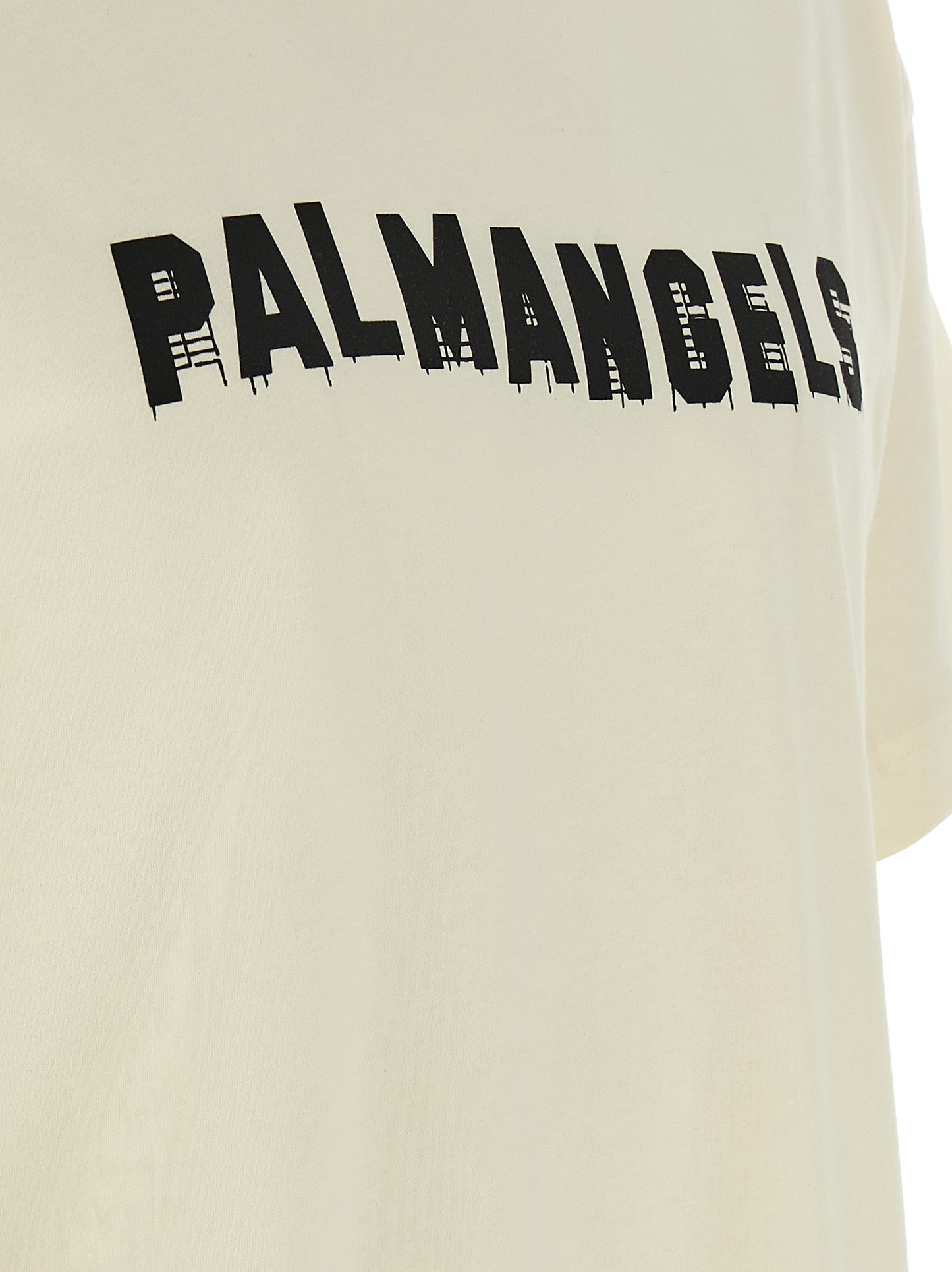 Palm Angels Men Logo Print T-Shirt PALM ANGELS