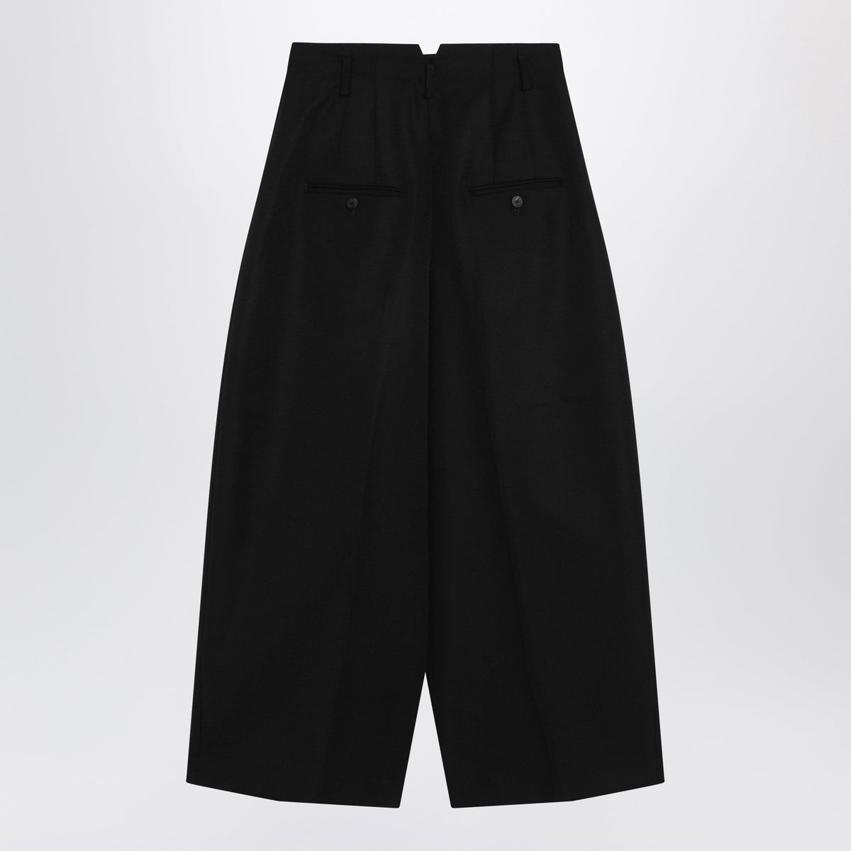 Jacquemus Black Miami Trousers In Cool Wool Women JACQUEMUS