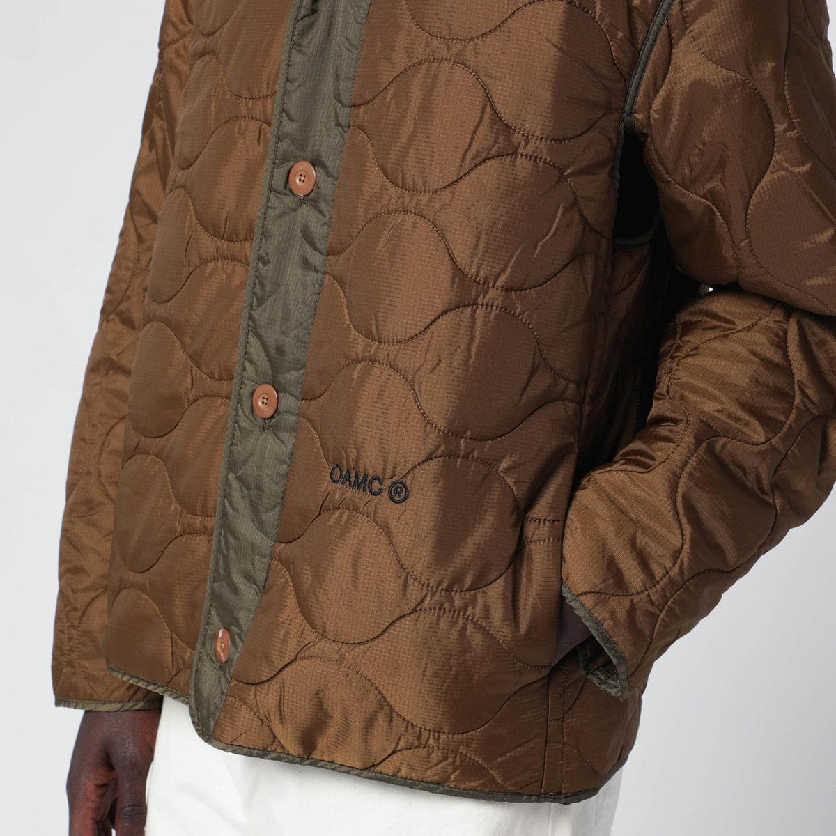 Oamc Beige Combat Liner Jacket Men OAMC
