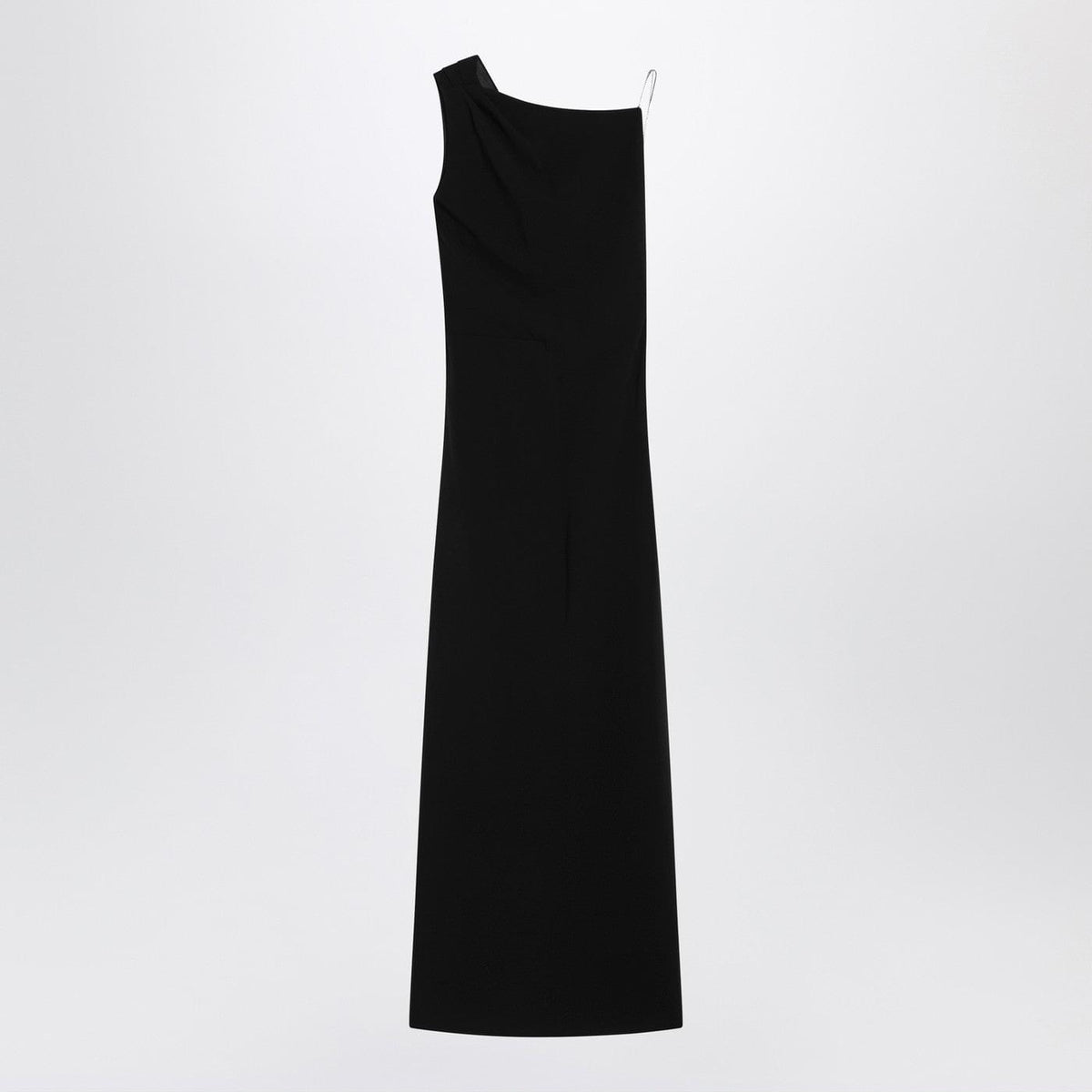 Max Mara Pianoforte Long Black Cady Bustier Dress Women Women MAX MARA
