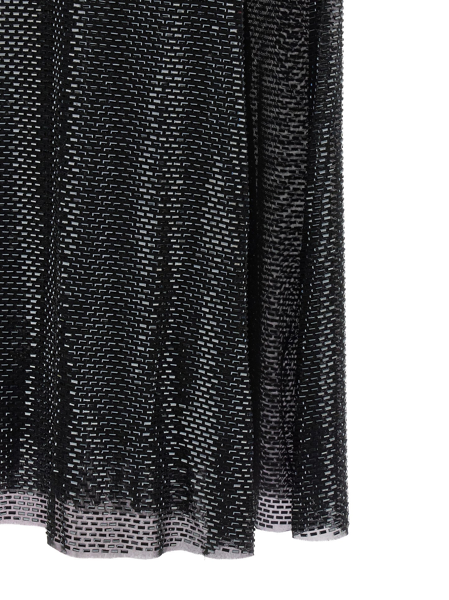 Self Portrait Women 'Black Rhinestone Draped Maxi' Dress SELF-PORTRAIT
