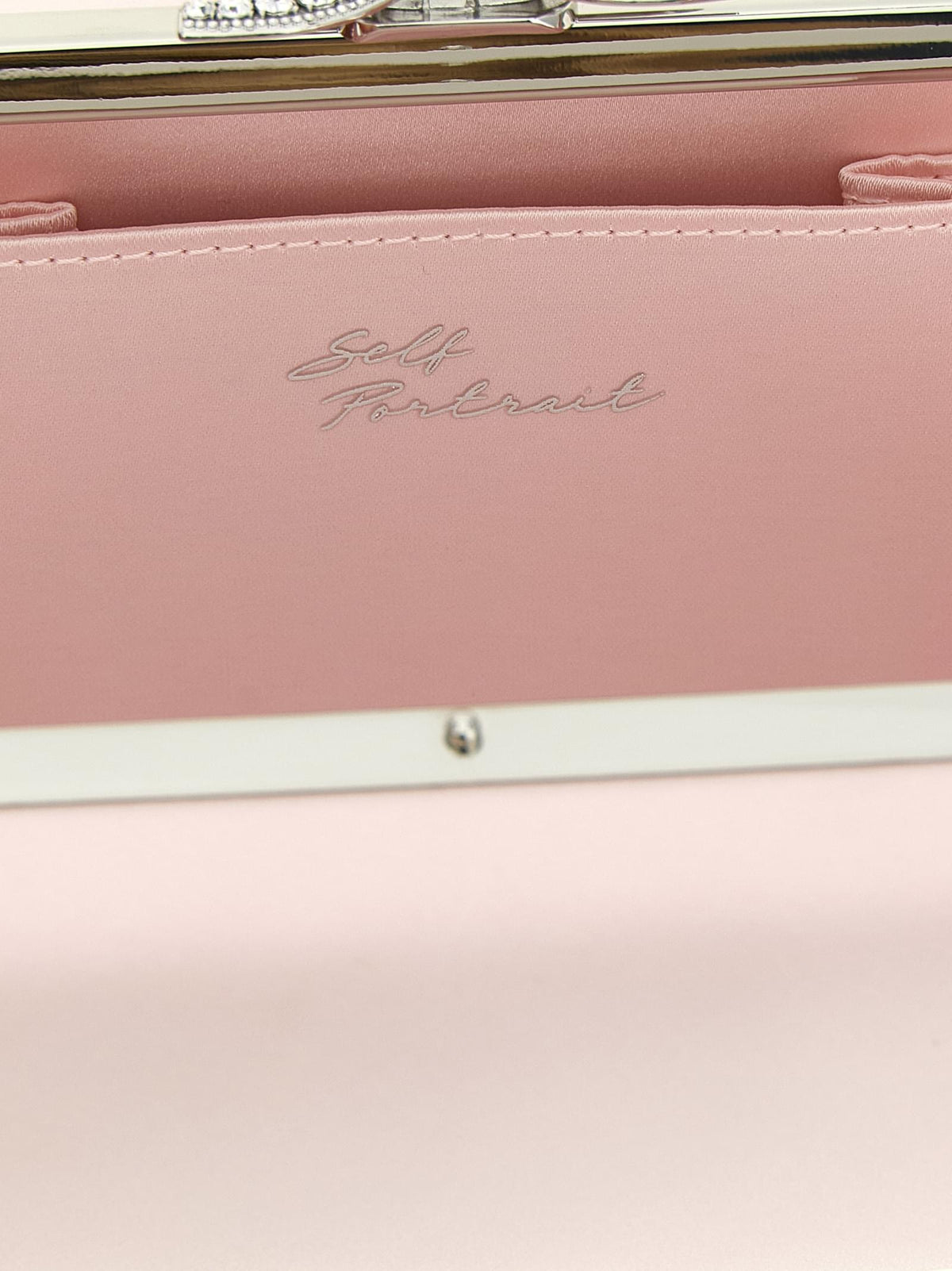 Self Portrait Women Satin Clutch SELF-PORTRAIT