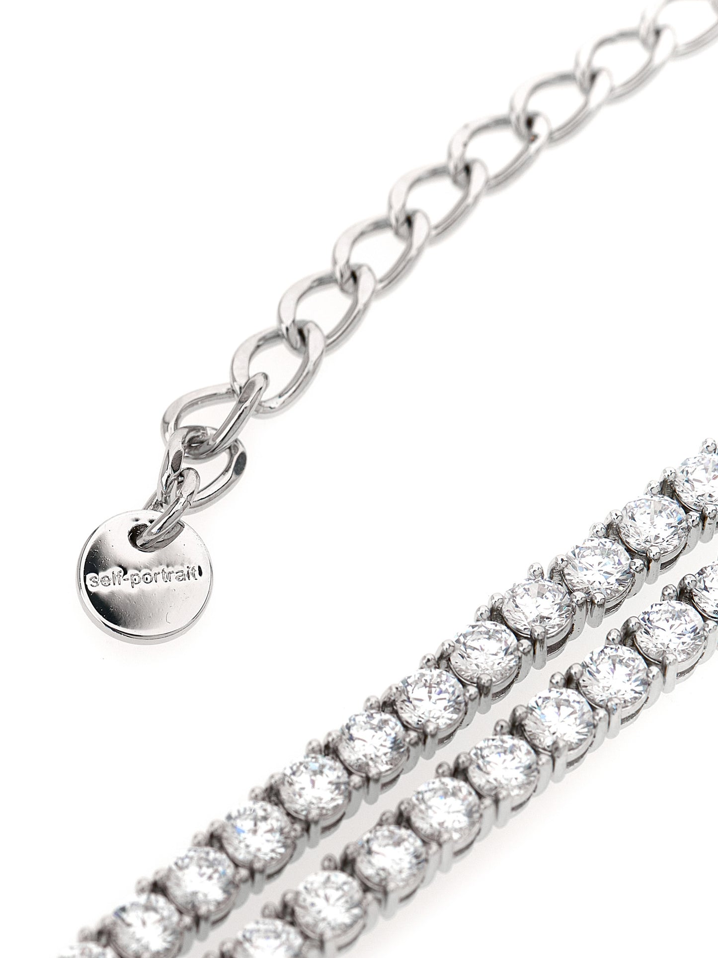 Self Portrait Women 'Double Crystal Bow' Necklace SELF-PORTRAIT