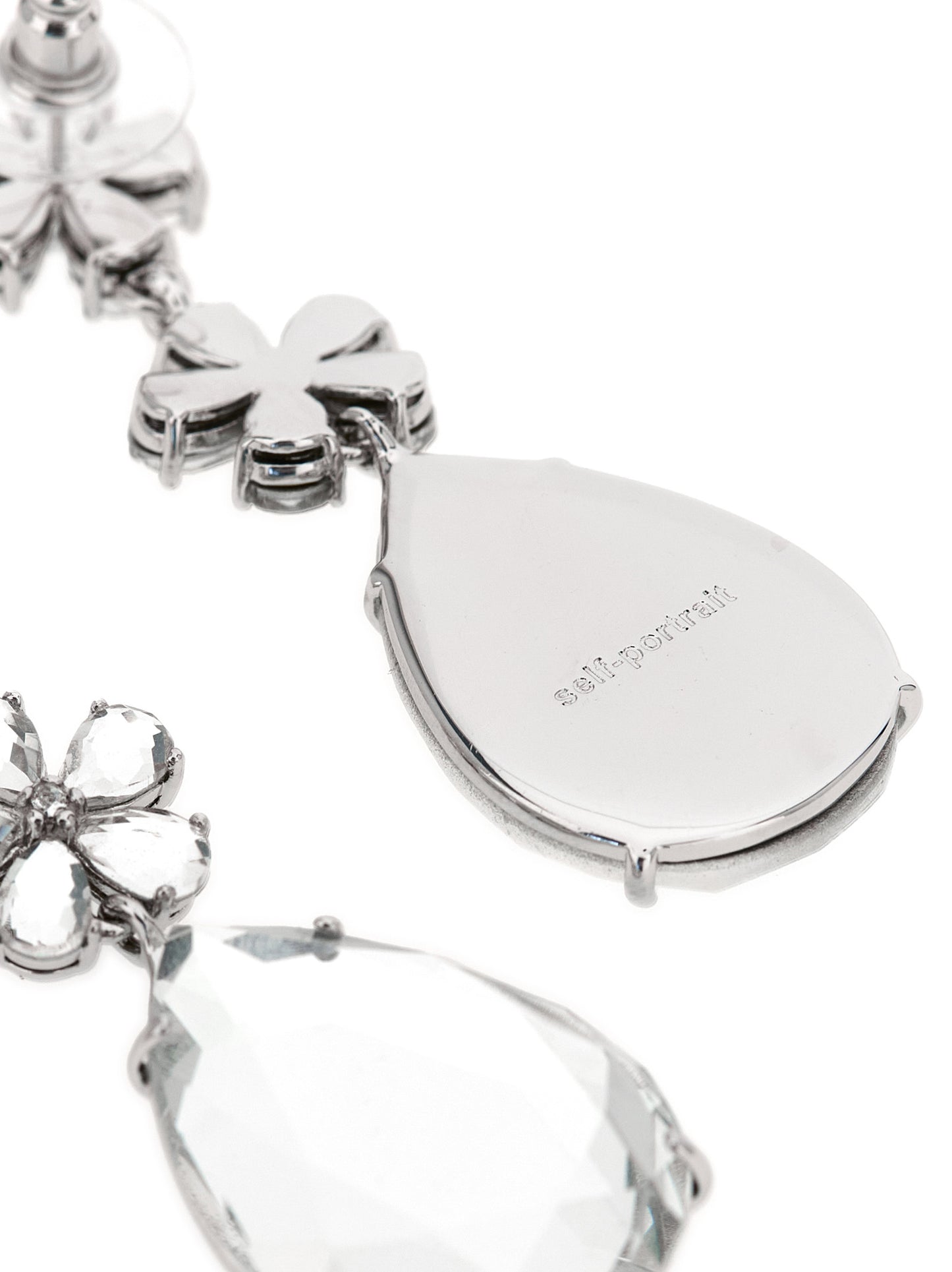Self Portrait Women 'Crystal Flower Tiered' Earrings SELF-PORTRAIT