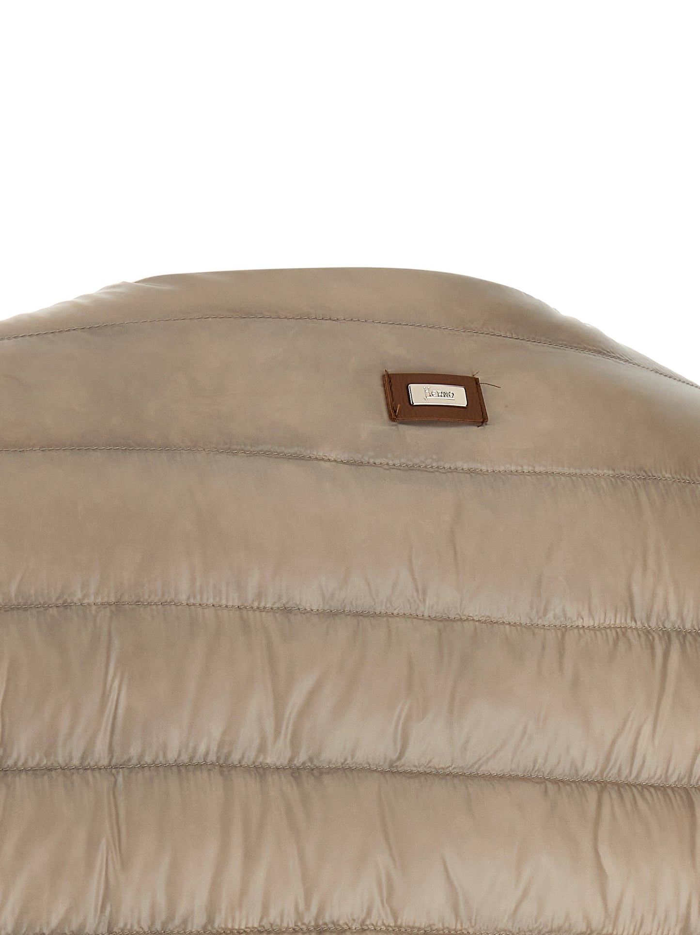 Herno Women Leather Strap Down Jacket HERNO