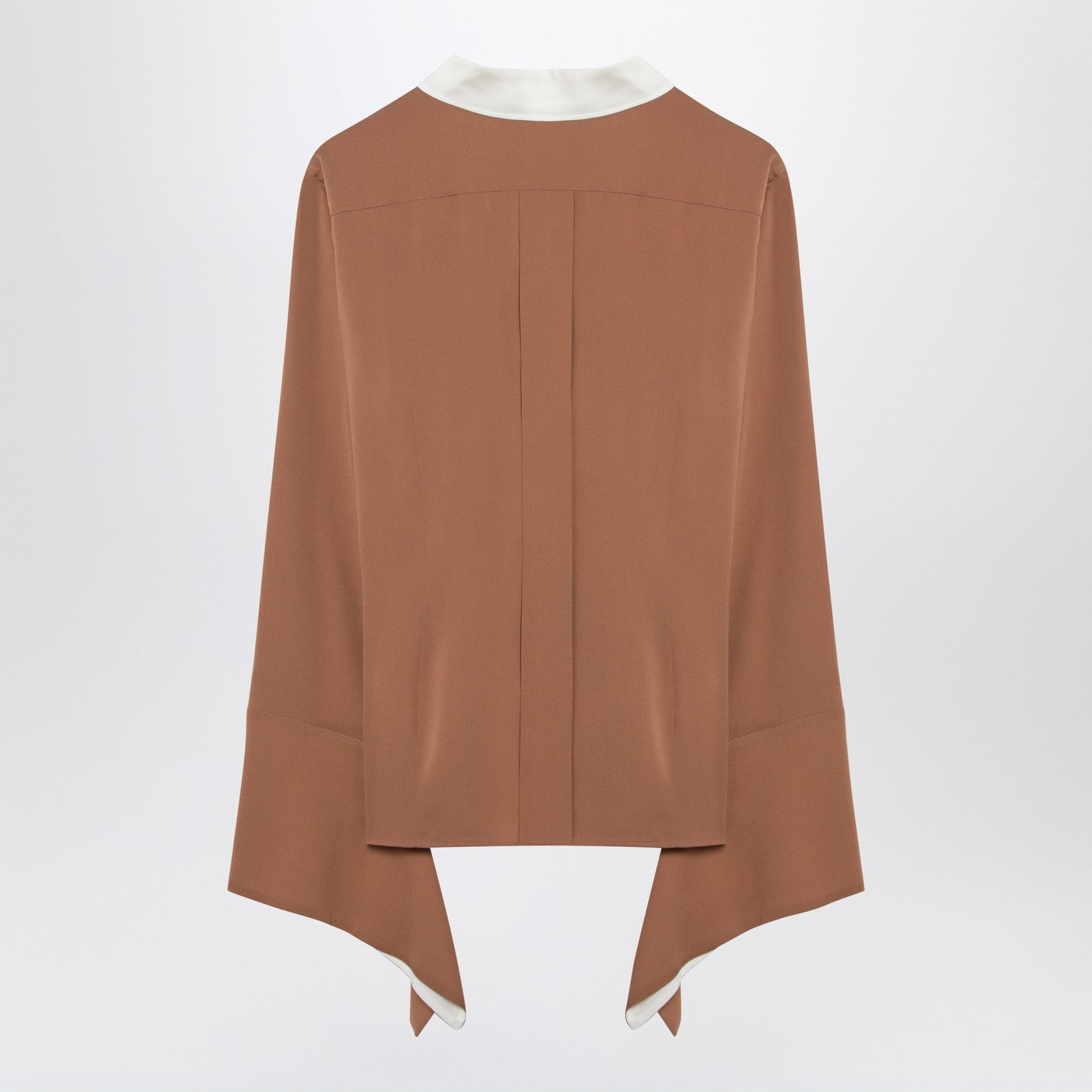 Max Mara Camel Silk Colour-Block Shirt Women MAX MARA