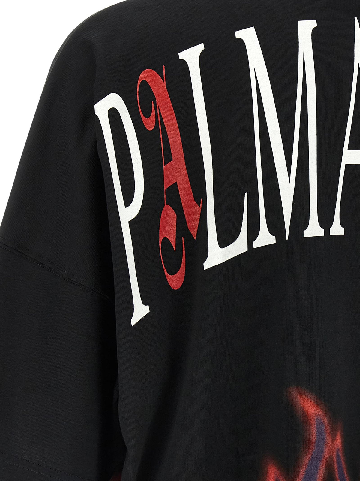 Palm Angels Men 'Flames' T-Shirt PALM ANGELS