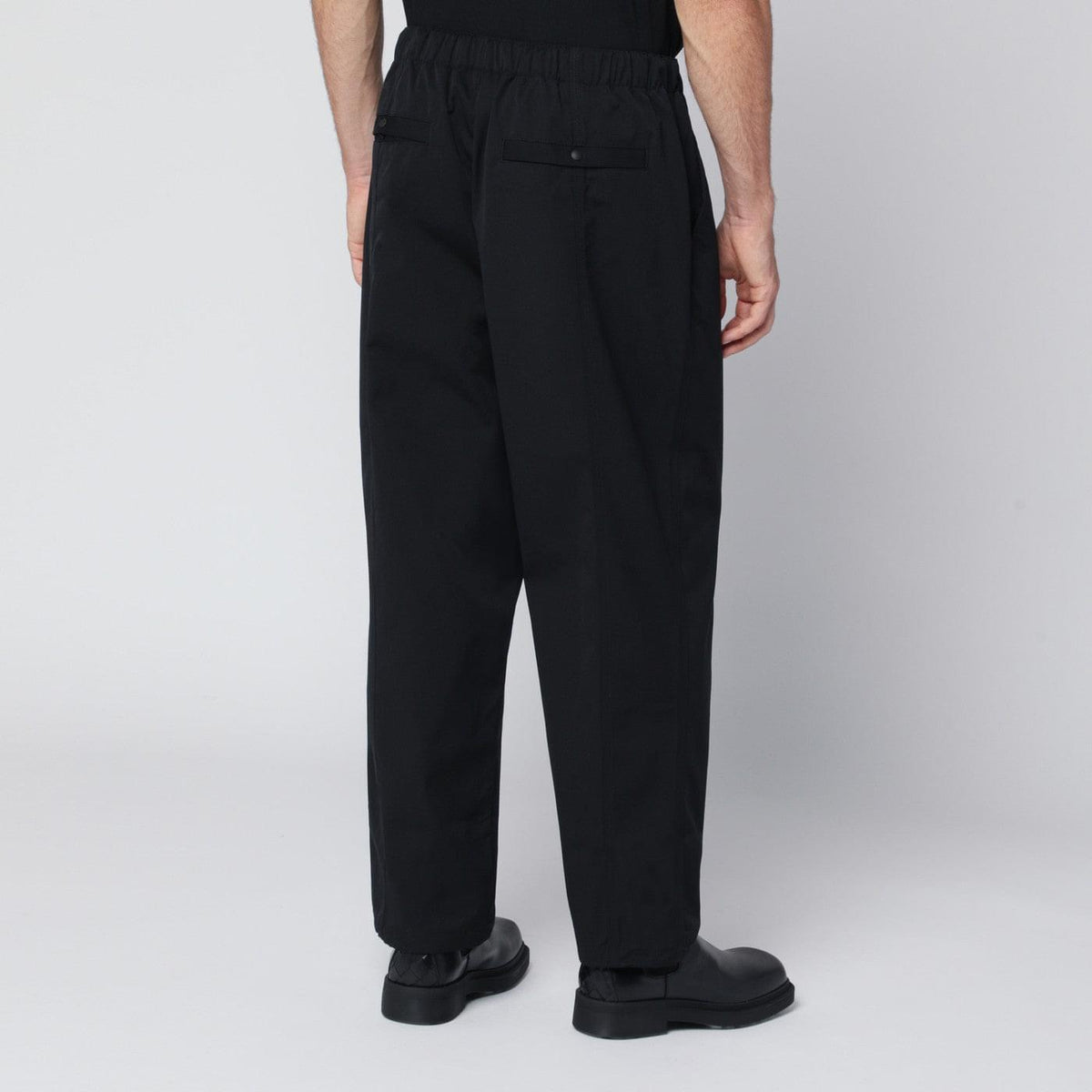 Purple Mountain Observatory Terrain Black Trousers In Cotton-Nylon Blend Men Purple Mountain Observatory