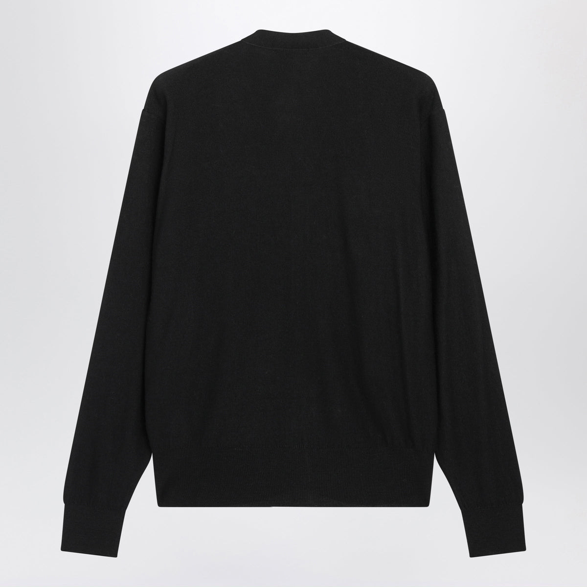 Lemaire Black Trompe L'oeil Cardigan In Wool Blend Women LEMAIRE